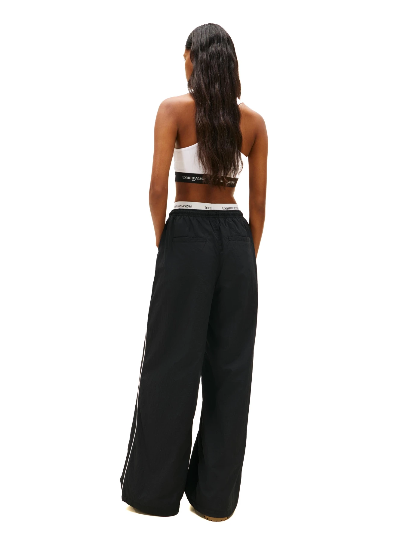 Recycled Wide Leg Jogger Trousers Gallery
