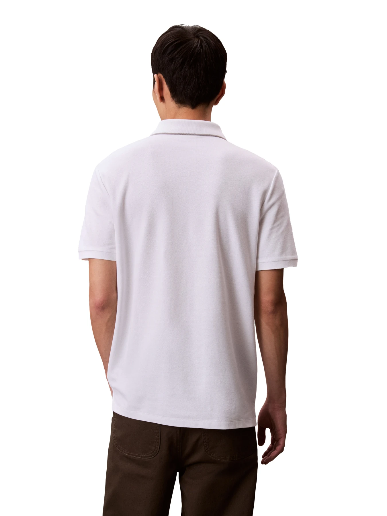 Short Sleeve Polo with Small Logo Gallery