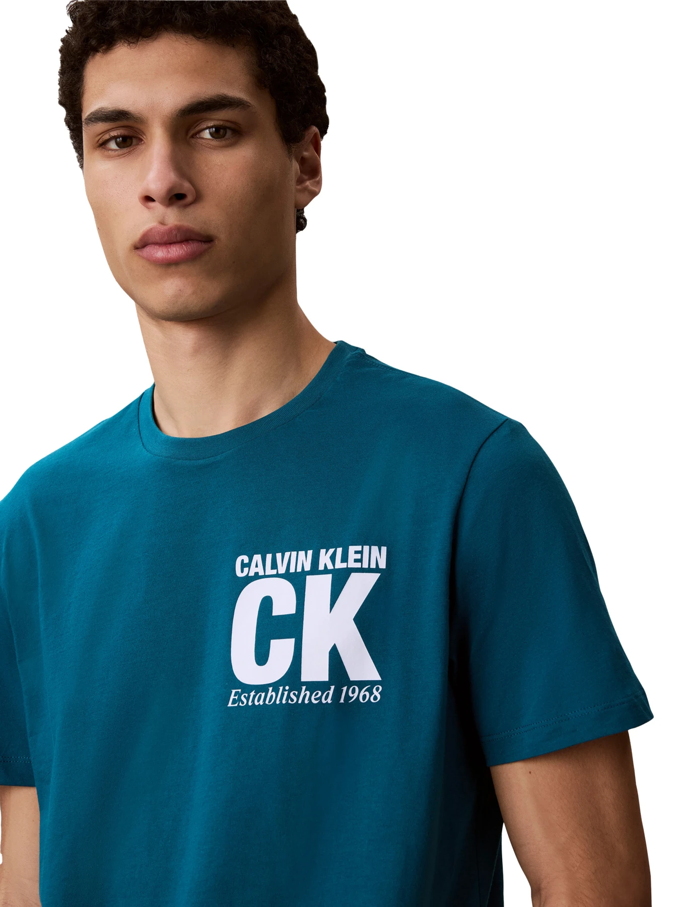 Round Neck Cotton Short Sleeve Logo T-shirt Gallery