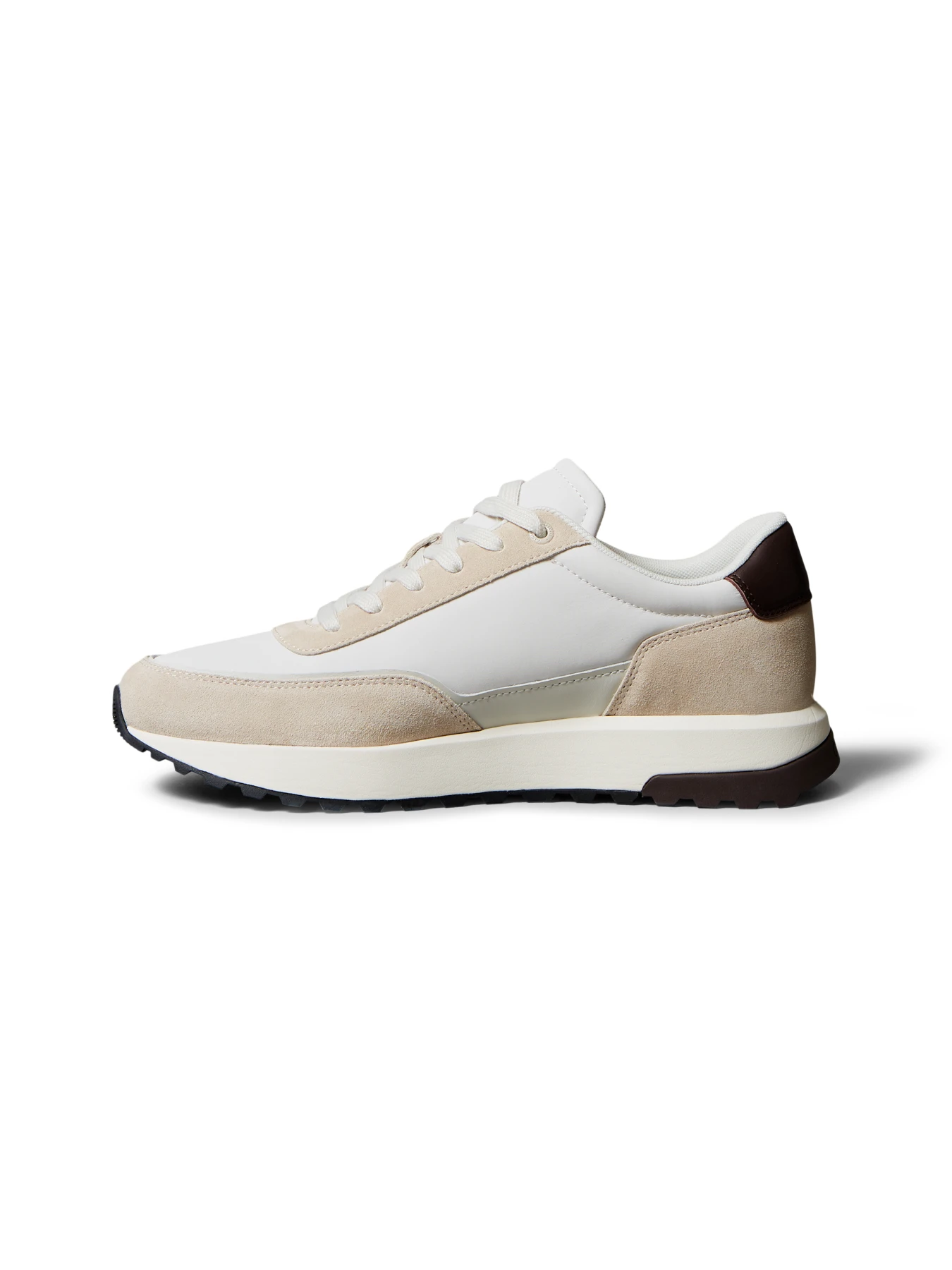 Leather Mix Runner Trainers Gallery
