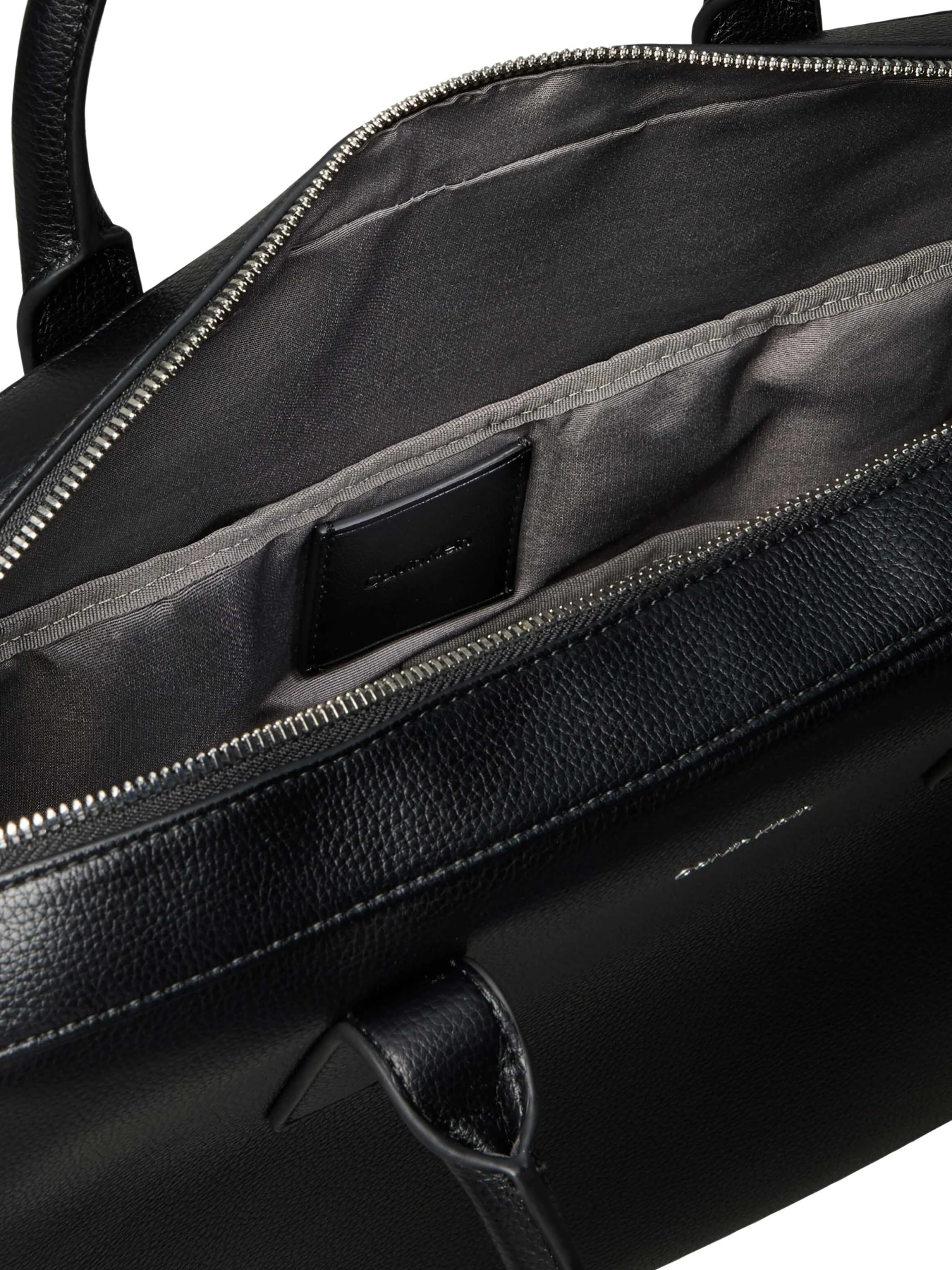 Pebbled Leather Slim Briefcase Gallery