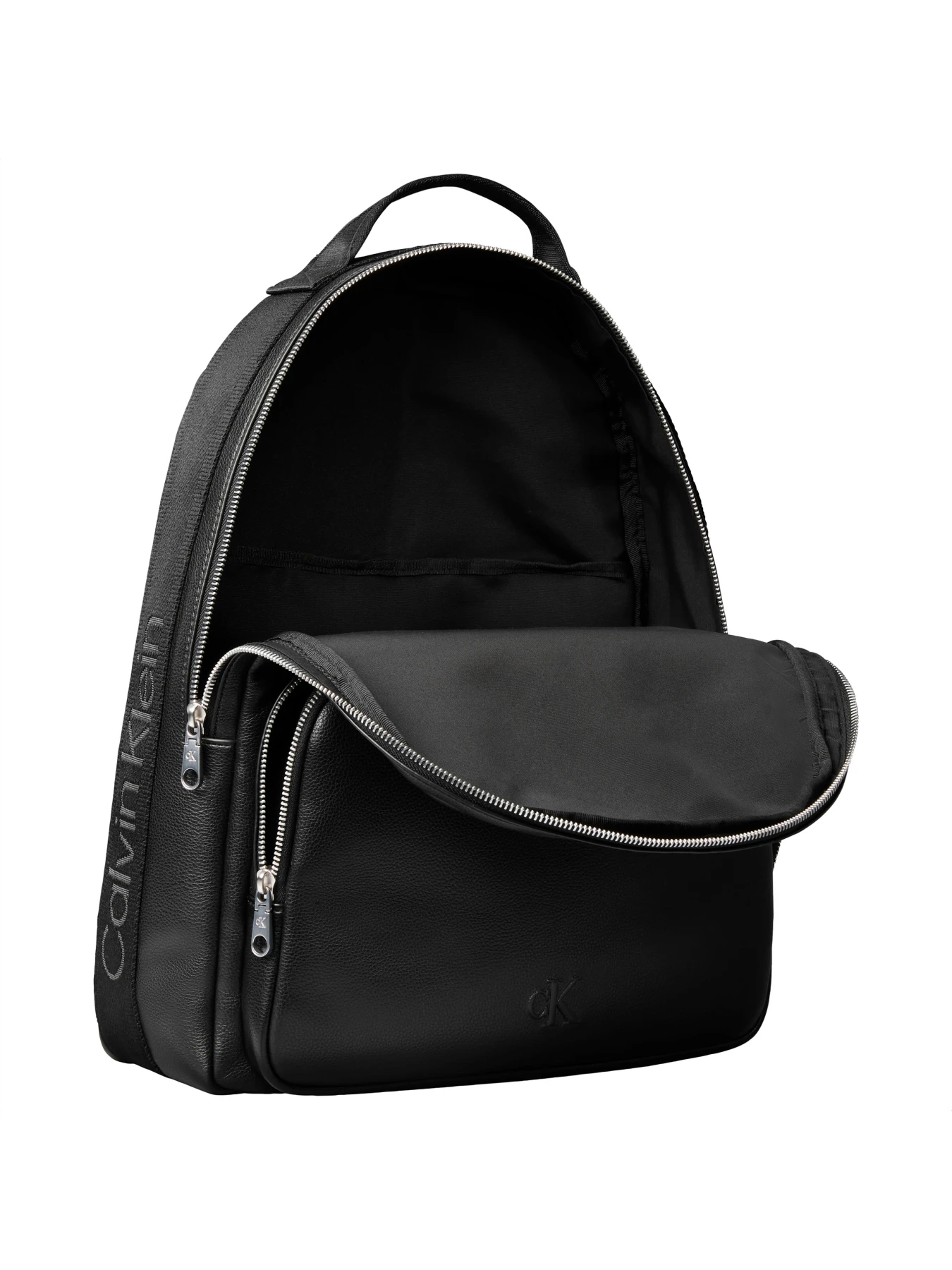 Logo Webbing Strap Round Backpack Gallery