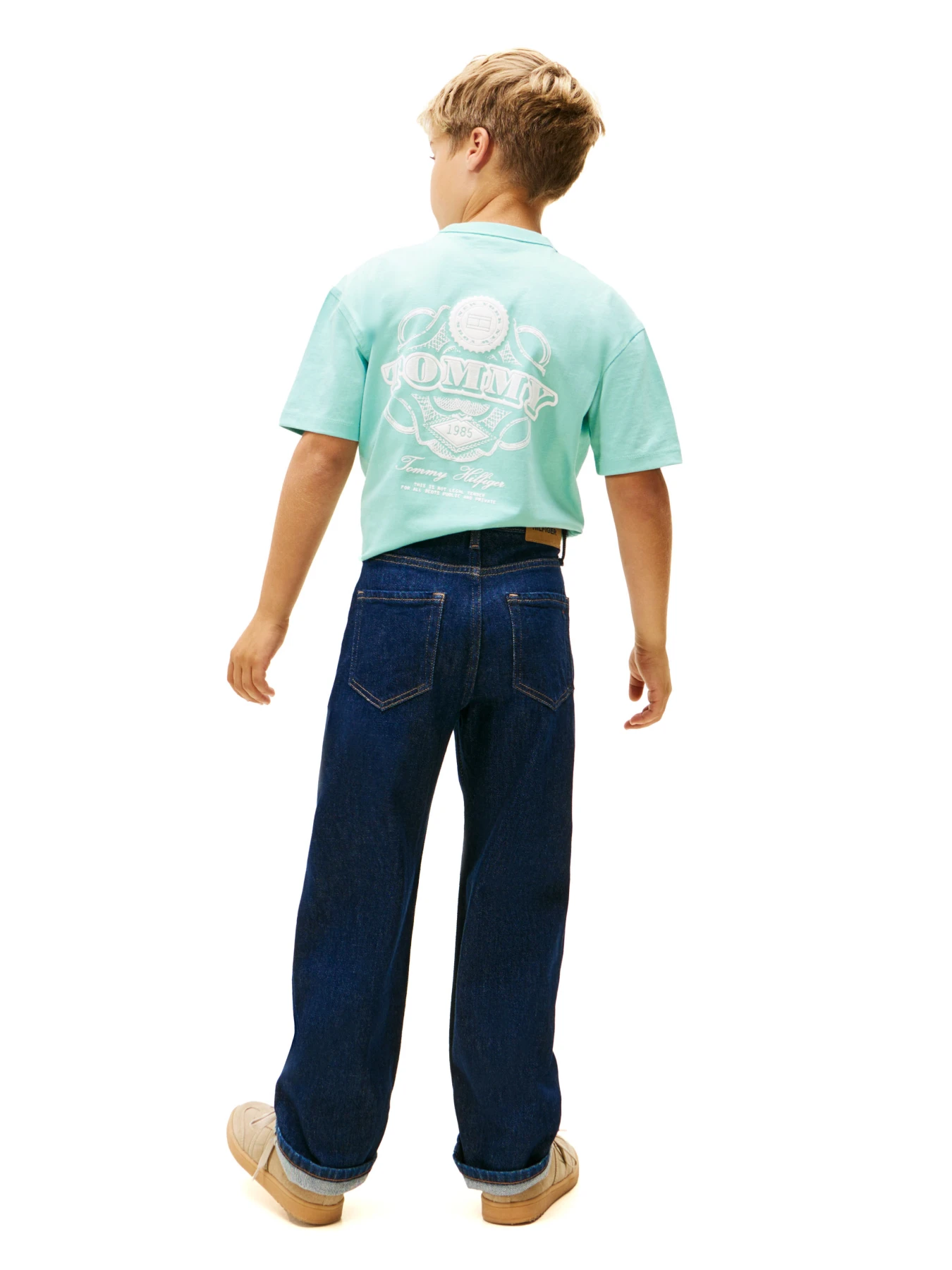 Flag Embroidery Relaxed Jeans Gallery