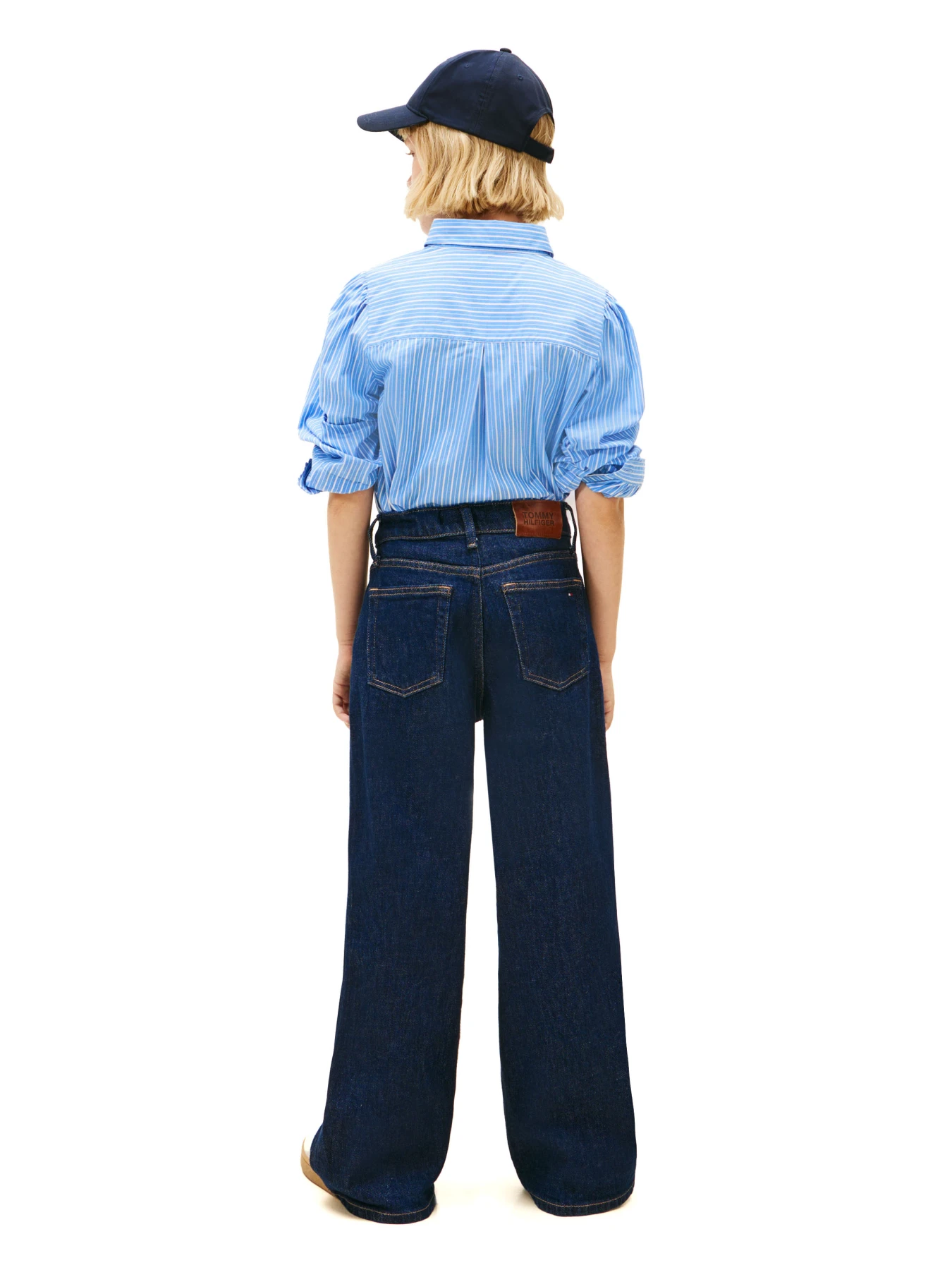 Mabel Flag Embroidery Wide Leg Jeans Gallery