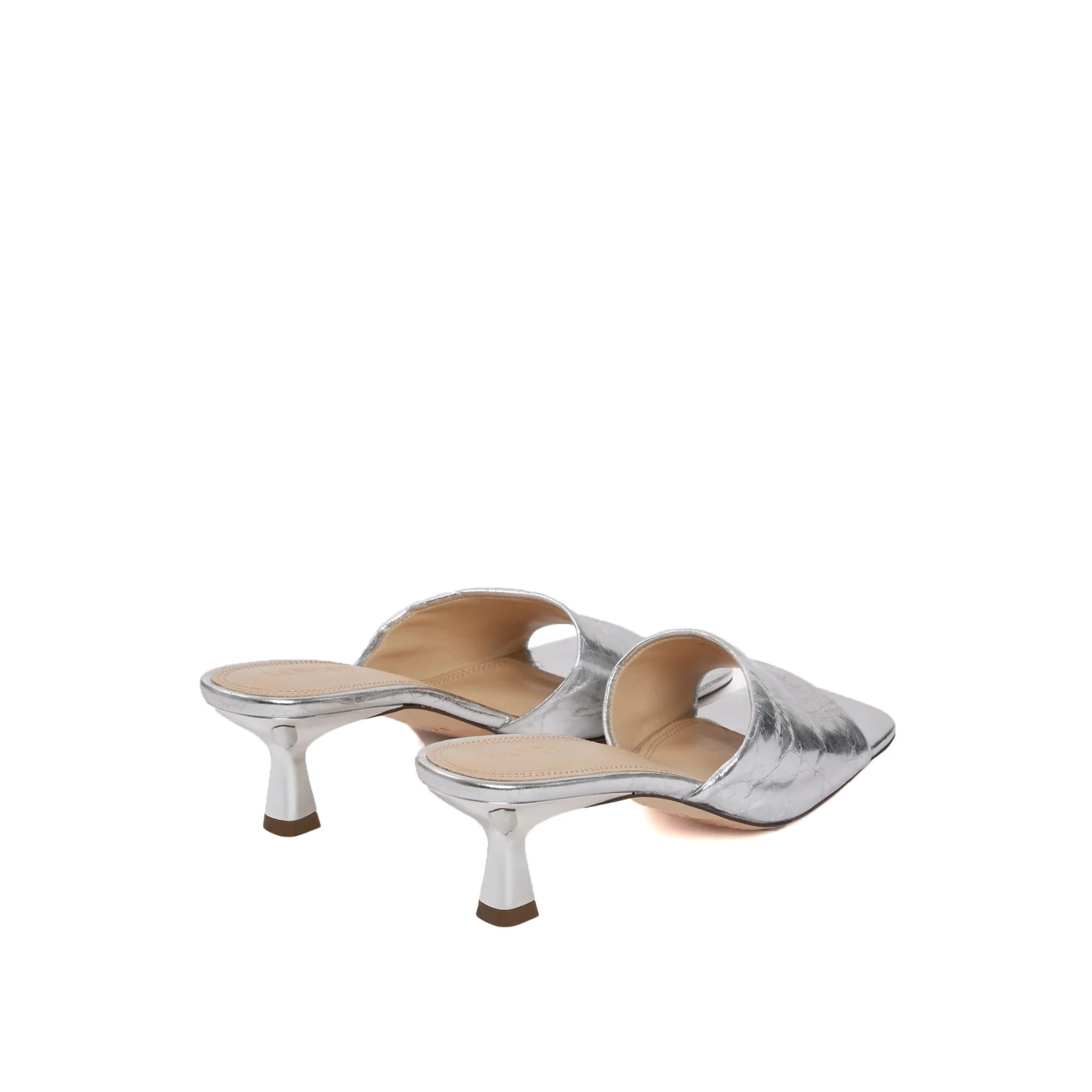 Metallic Leather Mules Gallery