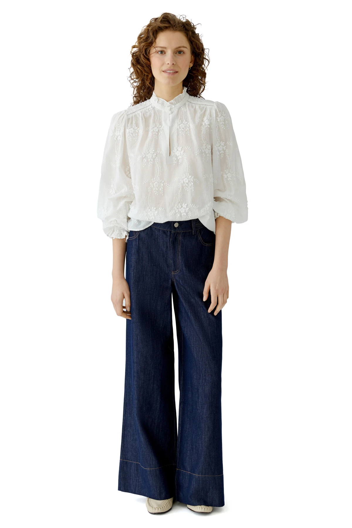 High Waisted Wide Flared Leg Jeans Gallery