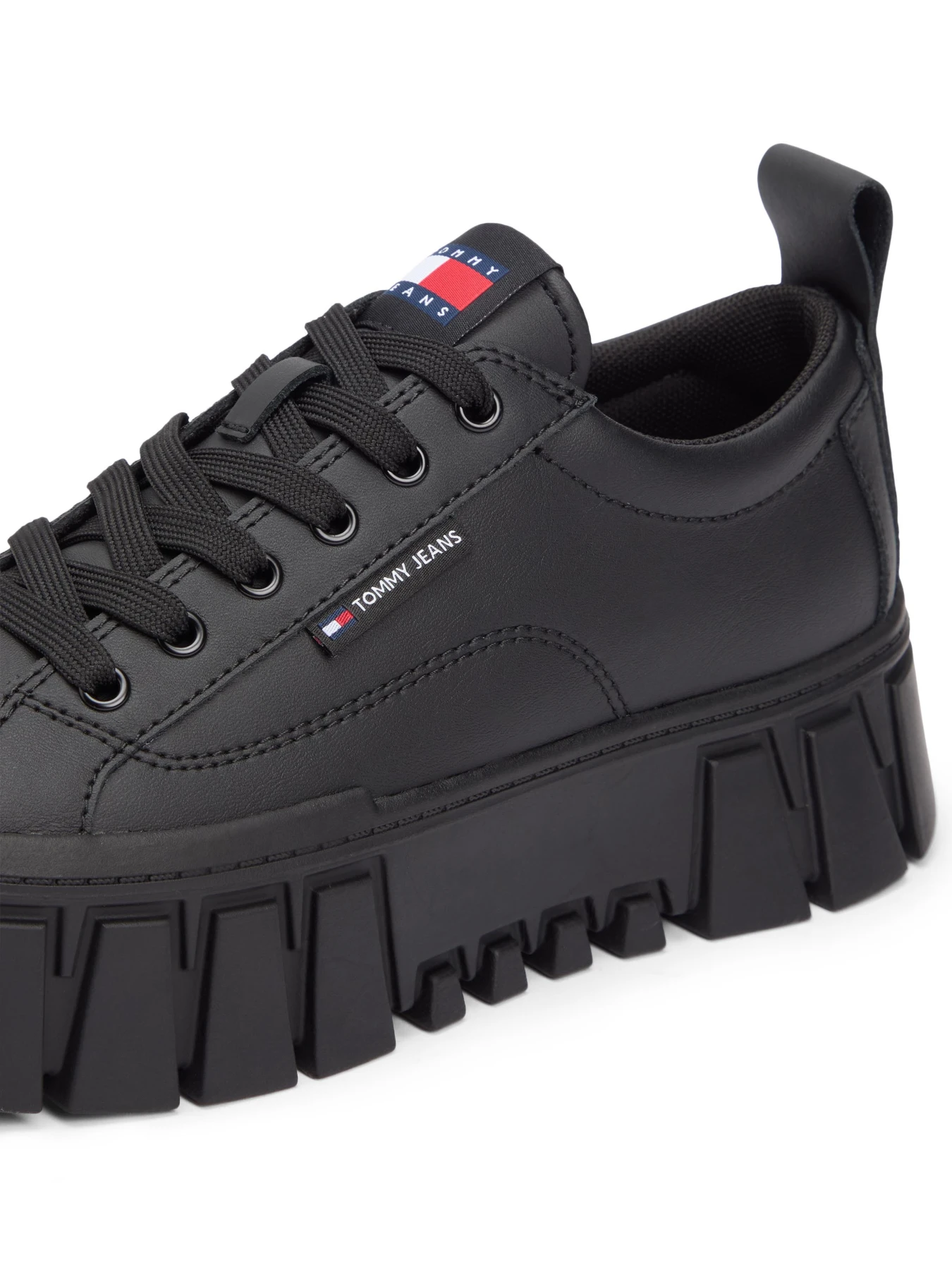 Leather Cleat Platform Sneakers  Gallery
