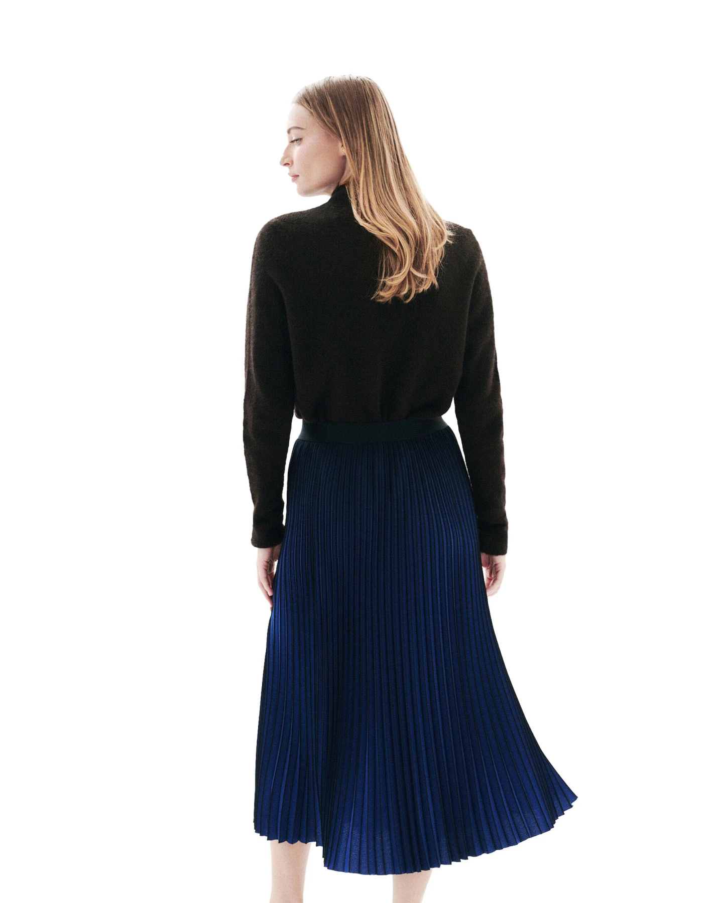 Pleated Flowy Midi Dress Gallery