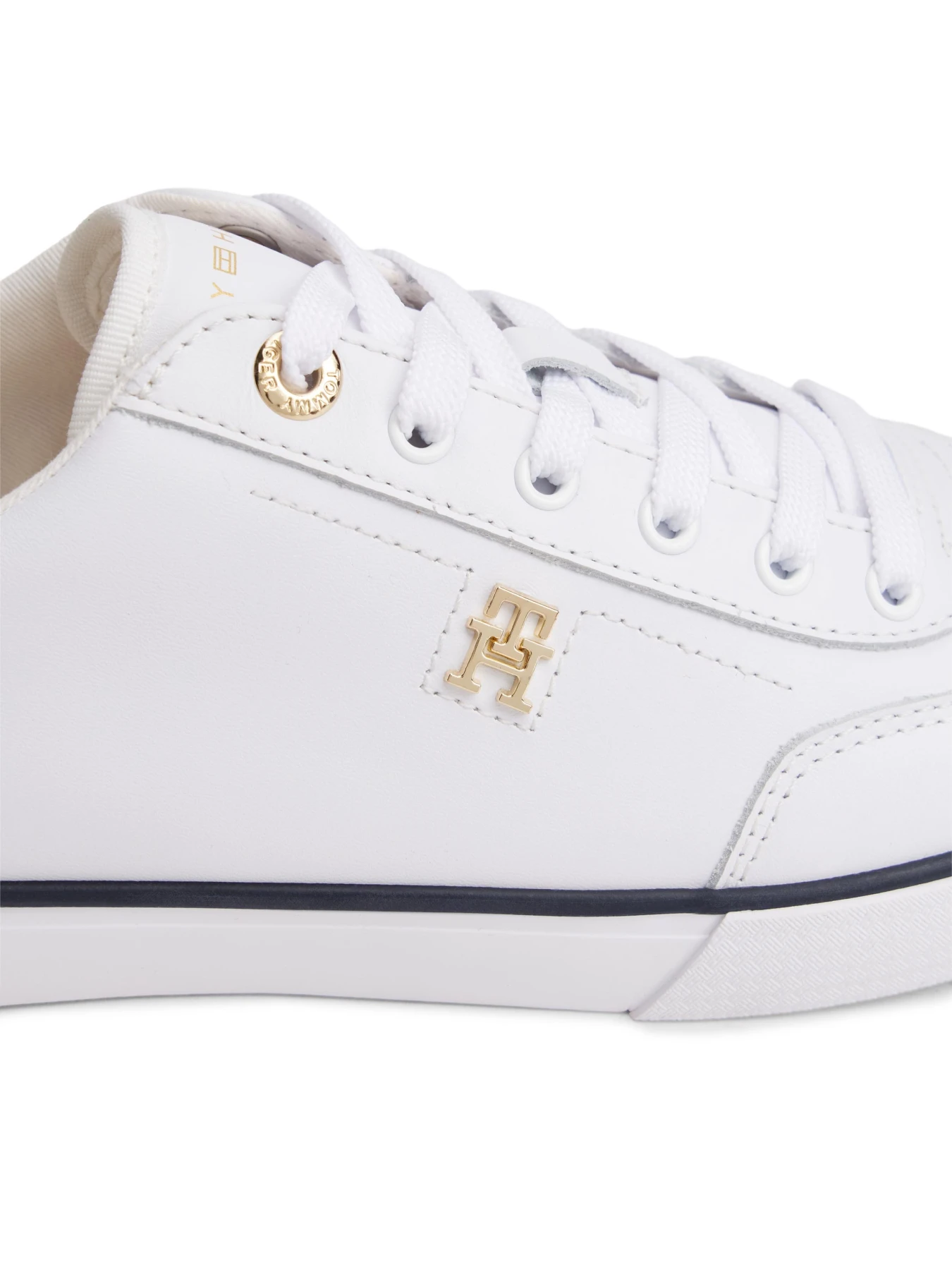 Leather TH Monogram Lace-Up Sneakers  Gallery