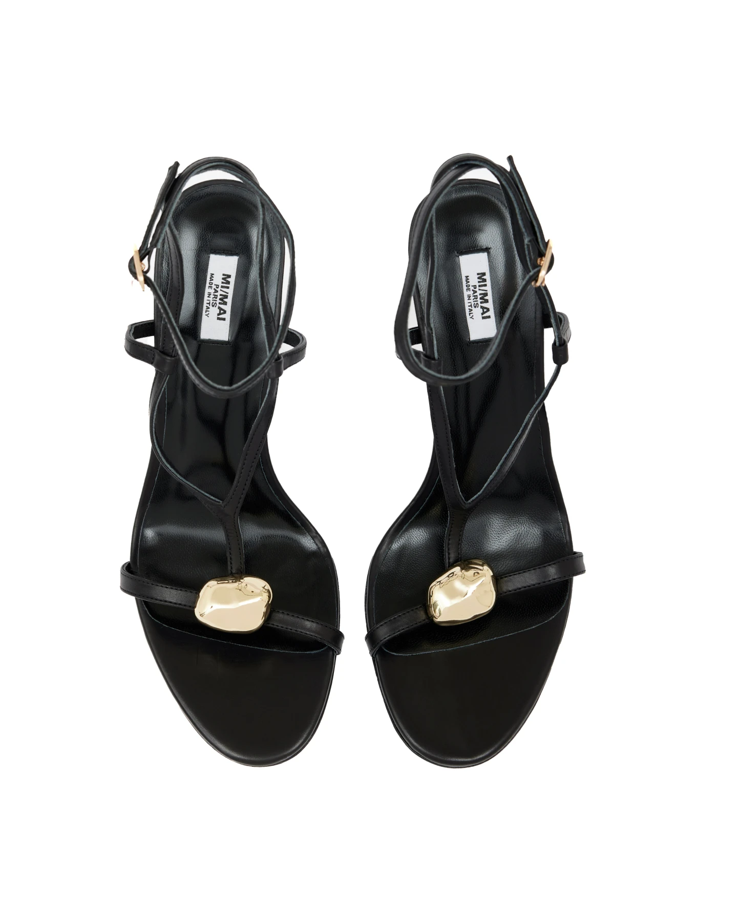 Patent Multi Strap High Heel Sandals with Buckle Gallery