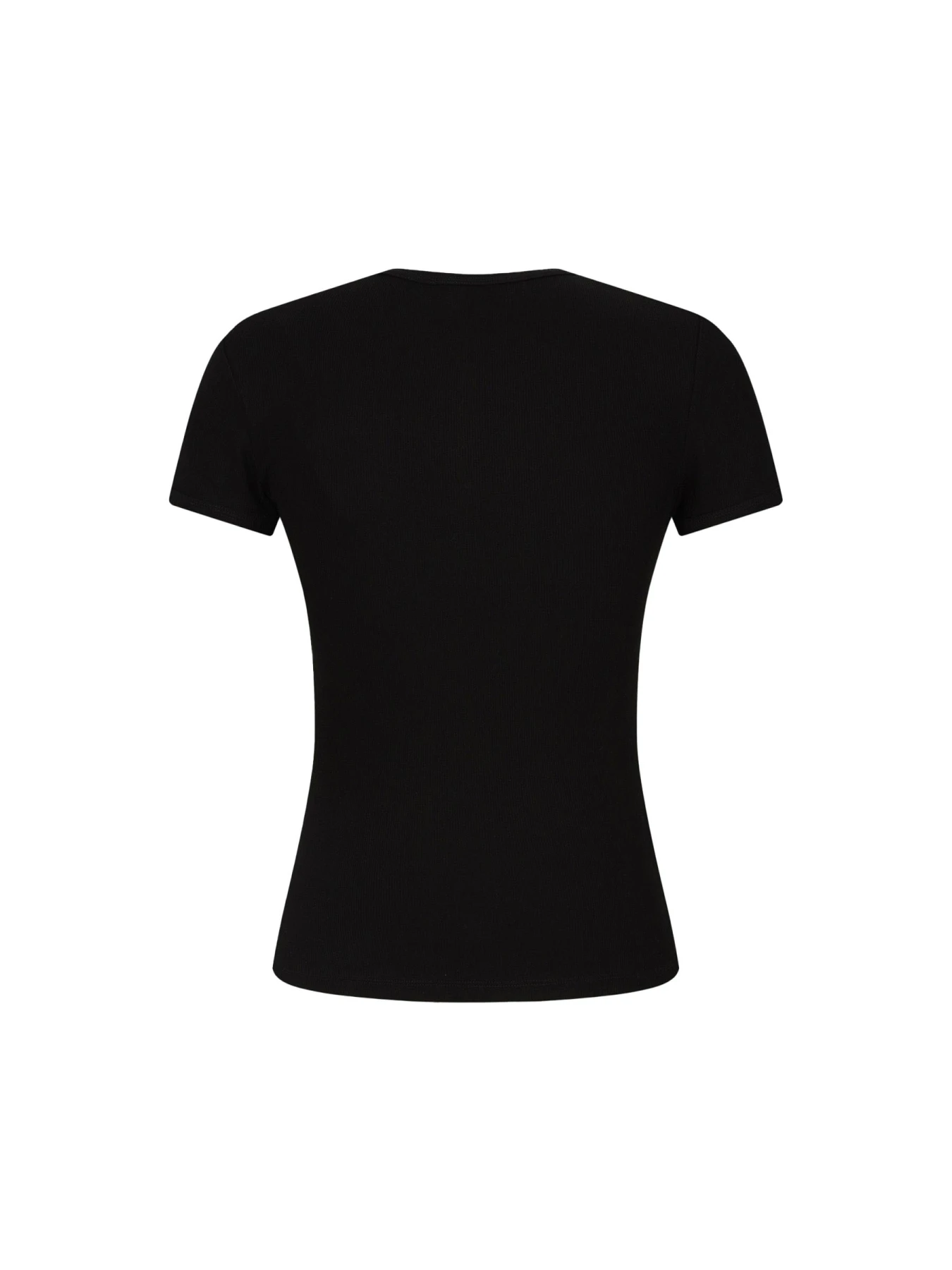 Round-Neck T-Shirt with Buttons Gallery