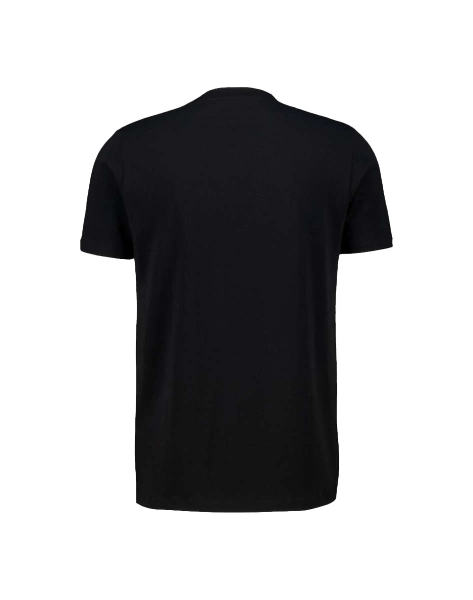 Short Sleeve T-shirt with Multi-Layered Narrative Patches Gallery