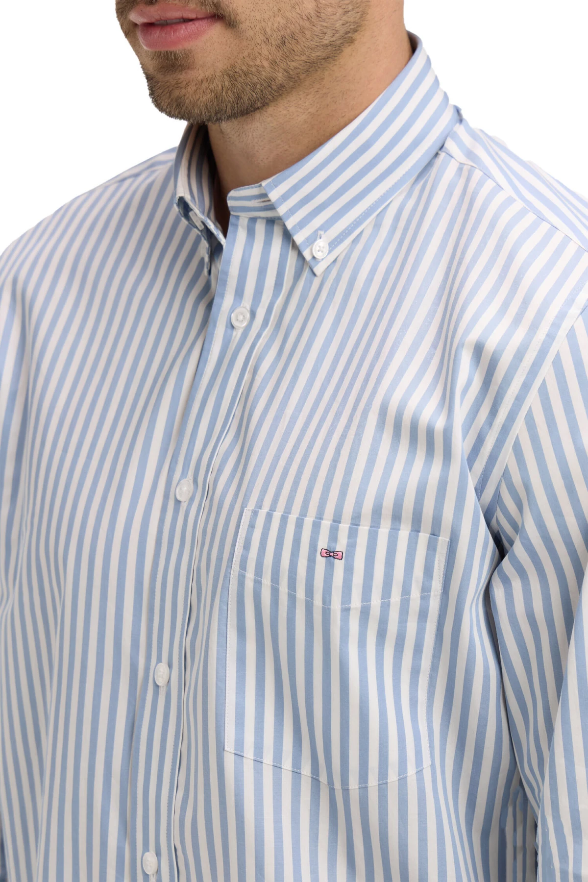 Striped Cotton Long Sleeve Shirt Gallery