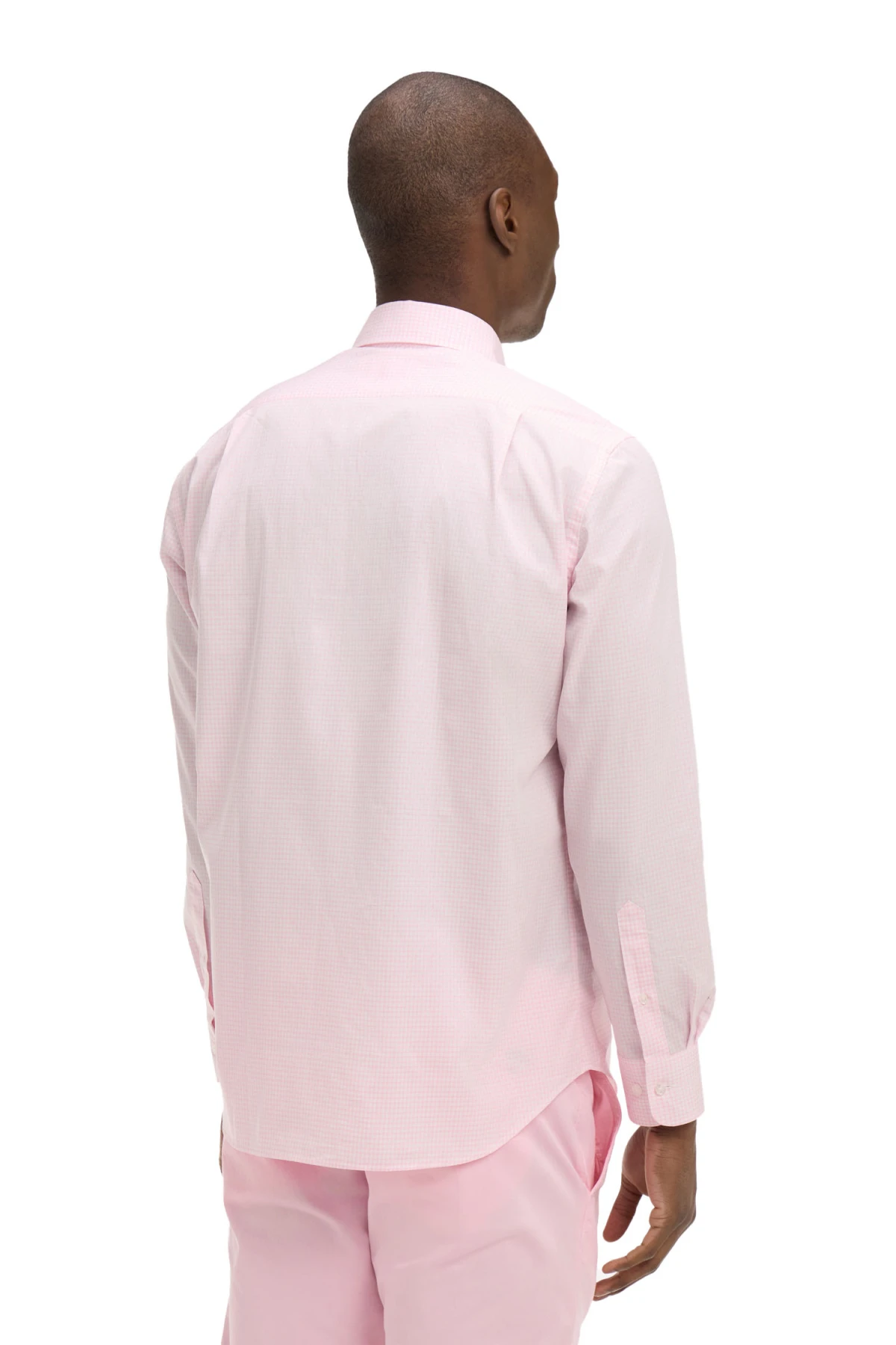 Regular Fit Checked Dobby Cotton Shirt Gallery