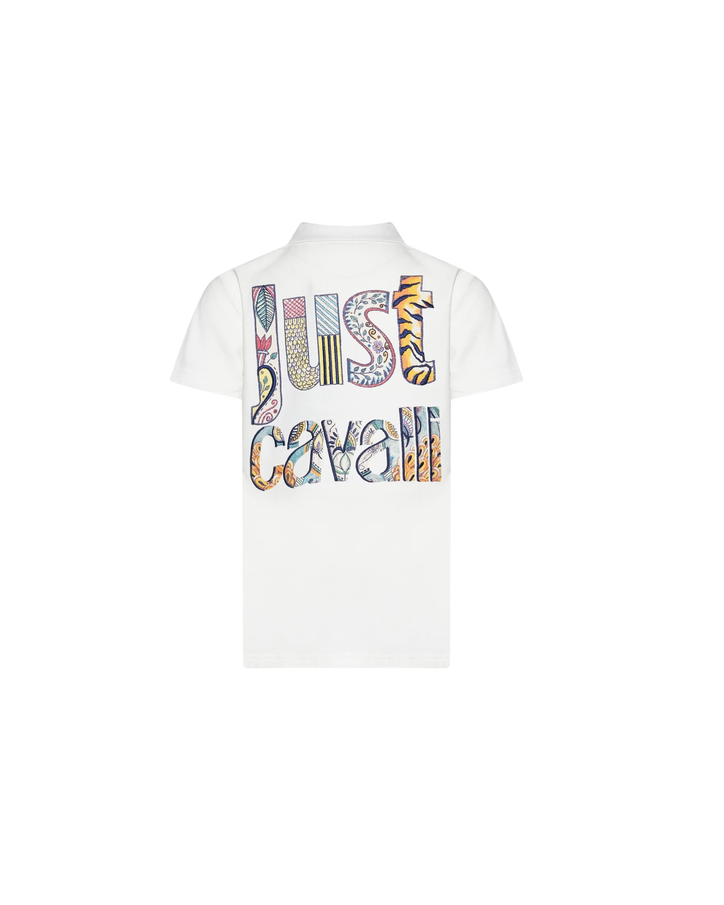 Polo Shirt with Multi-Pattern Back Logo Gallery