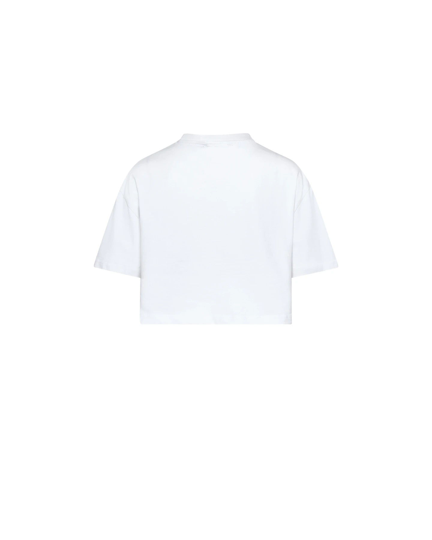 Crop-Style T-shirt with Glitter Lips Graphic Gallery