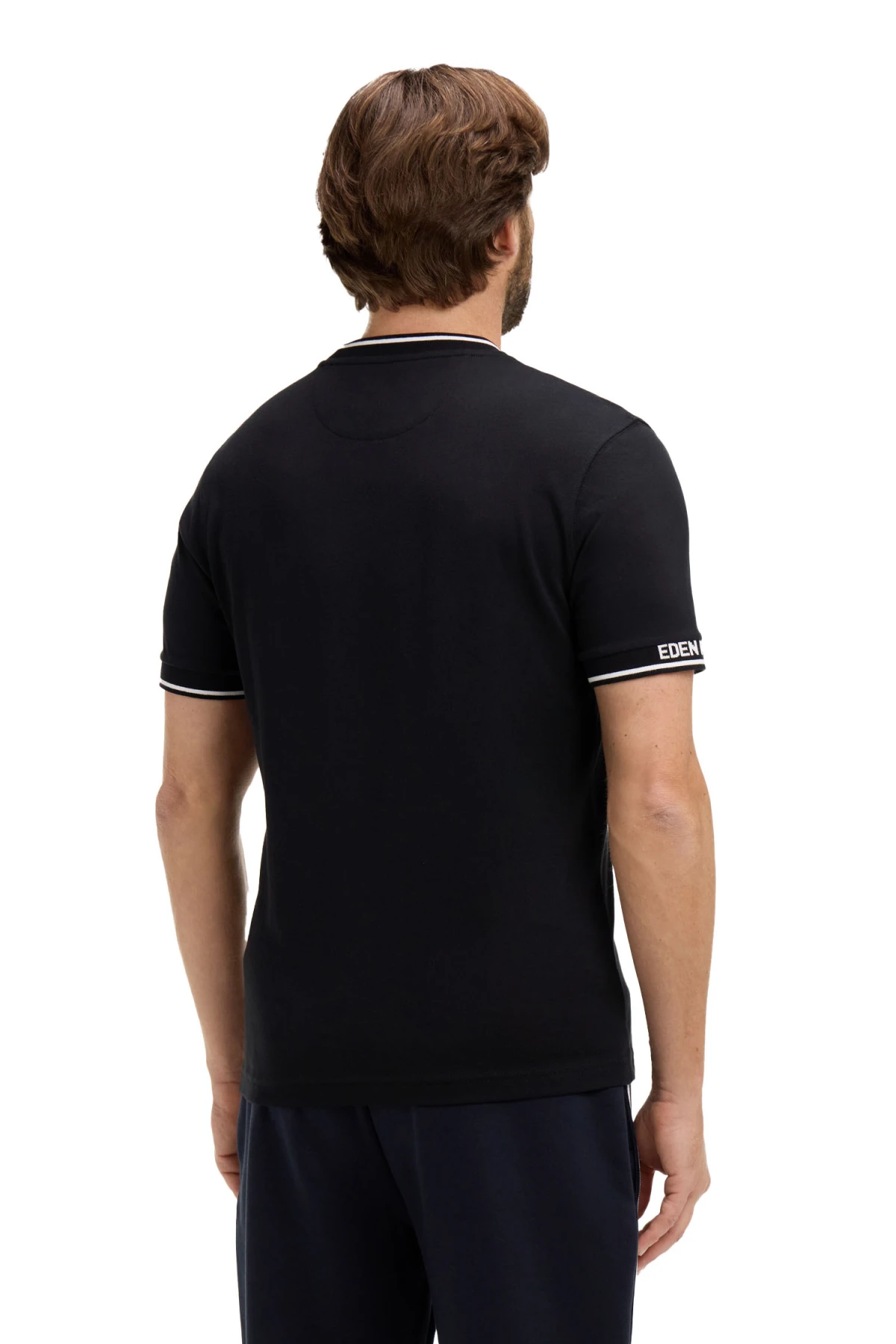 Short-Sleeve Jacquard Cotton T-Shirt Gallery