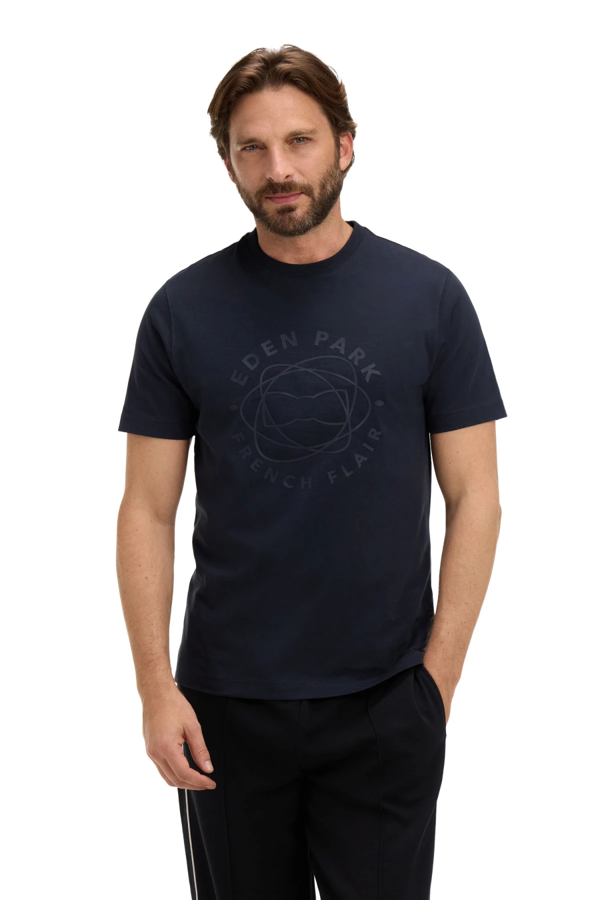 Regular Fit Short-Sleeve Printed Cotton T-Shirt Gallery