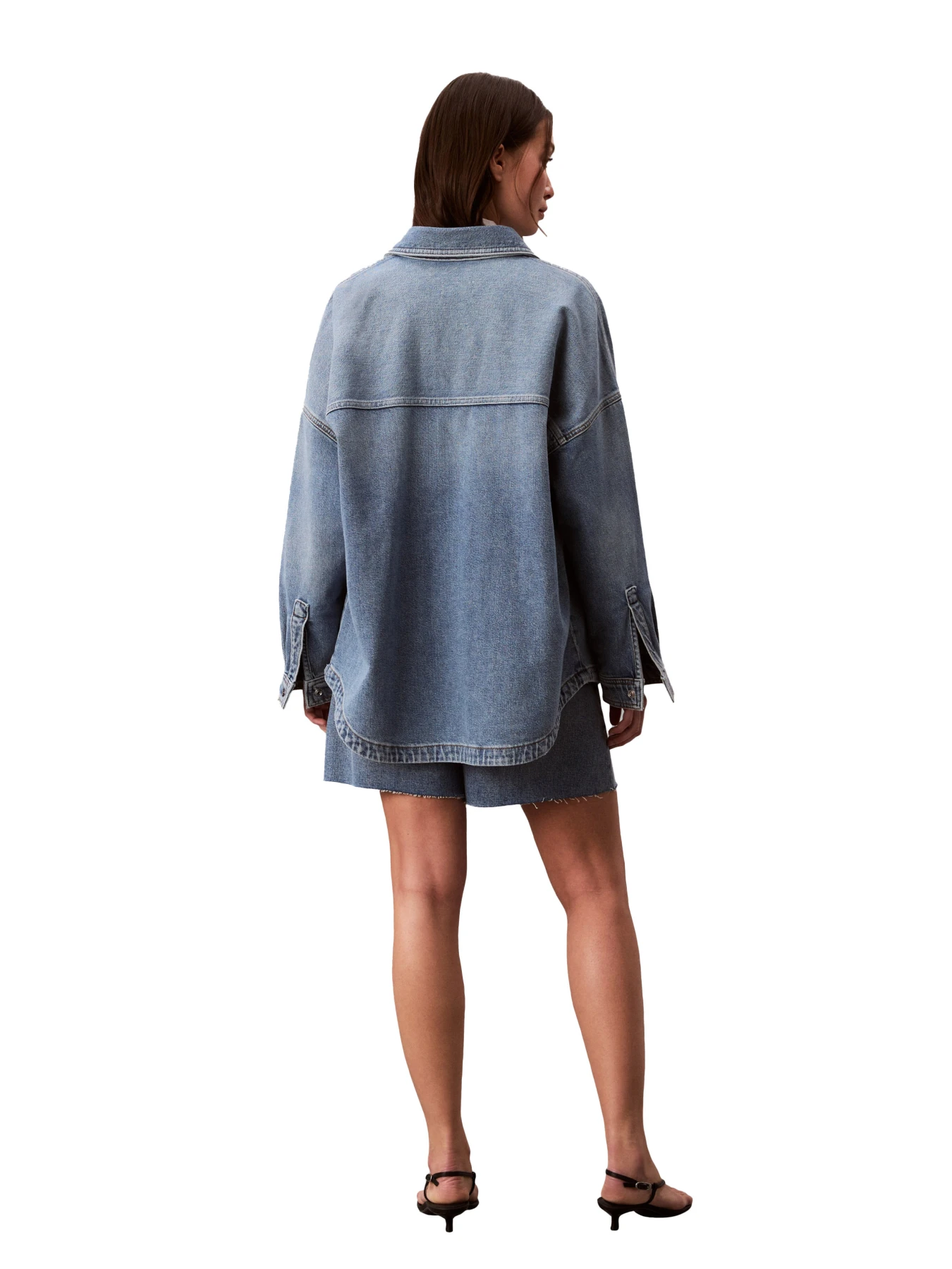 Denim Boyfriend Button-Down Shirt Gallery