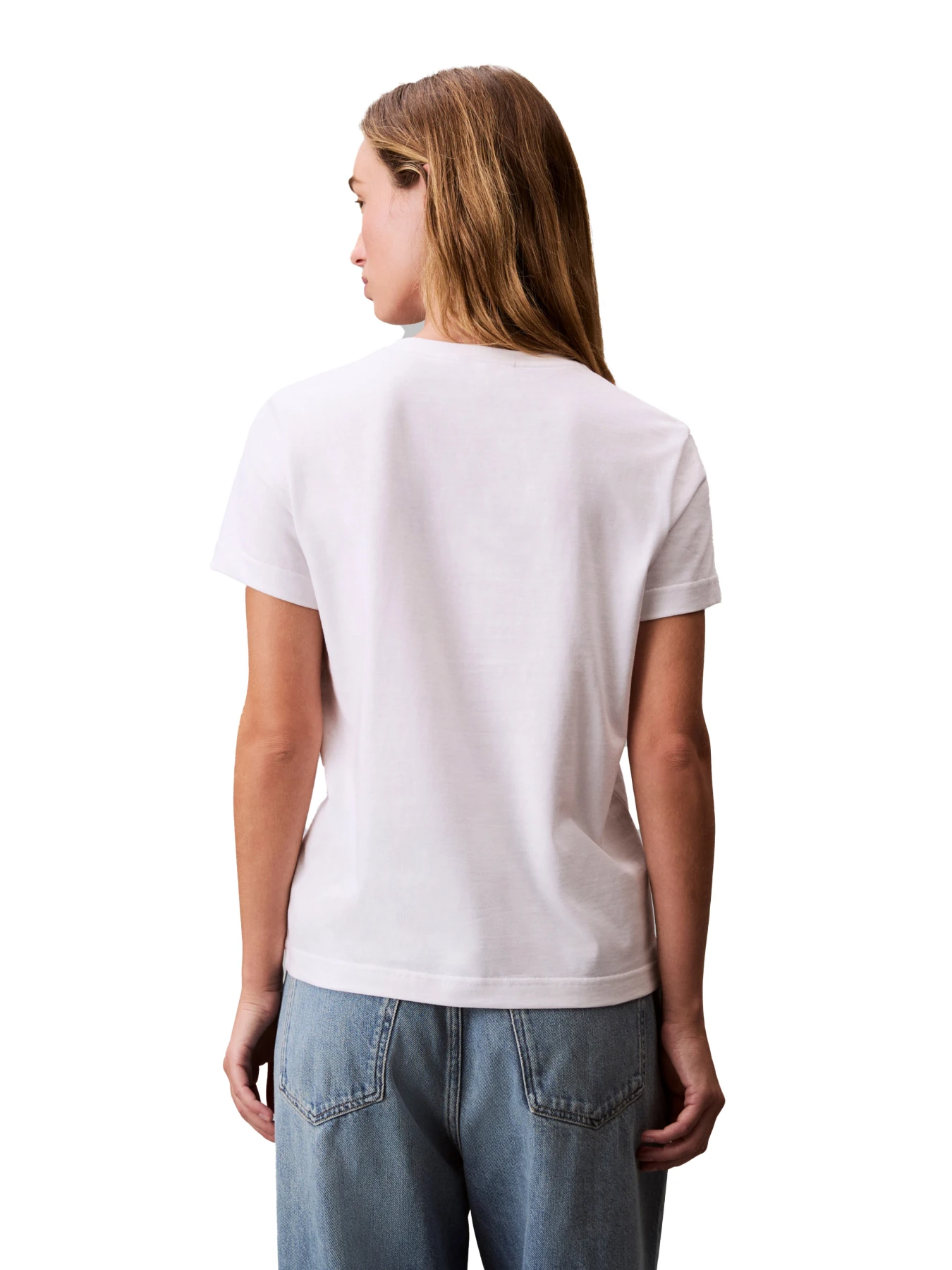 Crew Neck Cotton Short Sleeve T-shirt Gallery