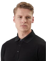 Short Sleeve Polo Shirt with Logo-Taped Cuffs Gallery