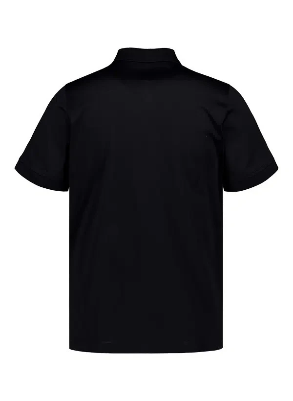 Zip-Neck Polo with Contrast Collar and Logo Gallery