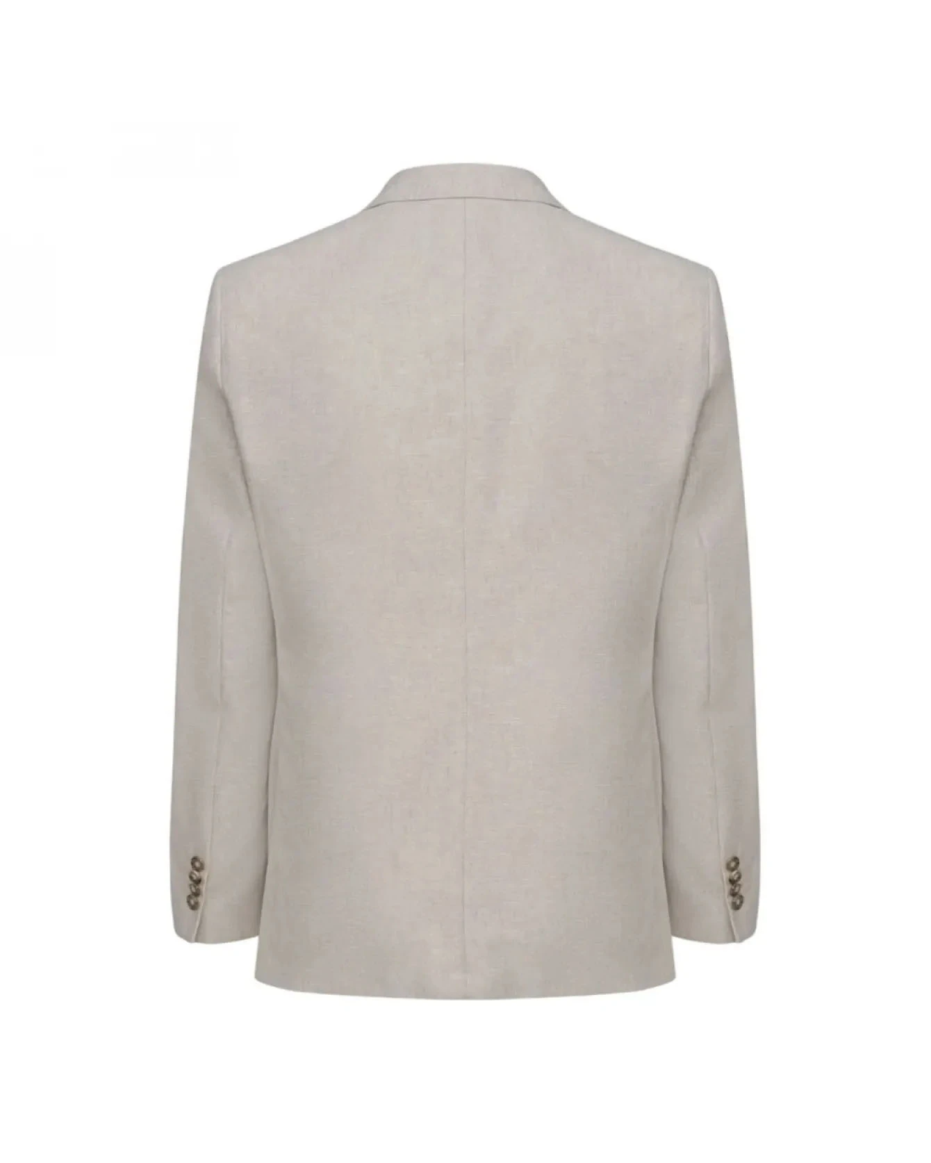 Tailored Linen-Blend Blazer Gallery