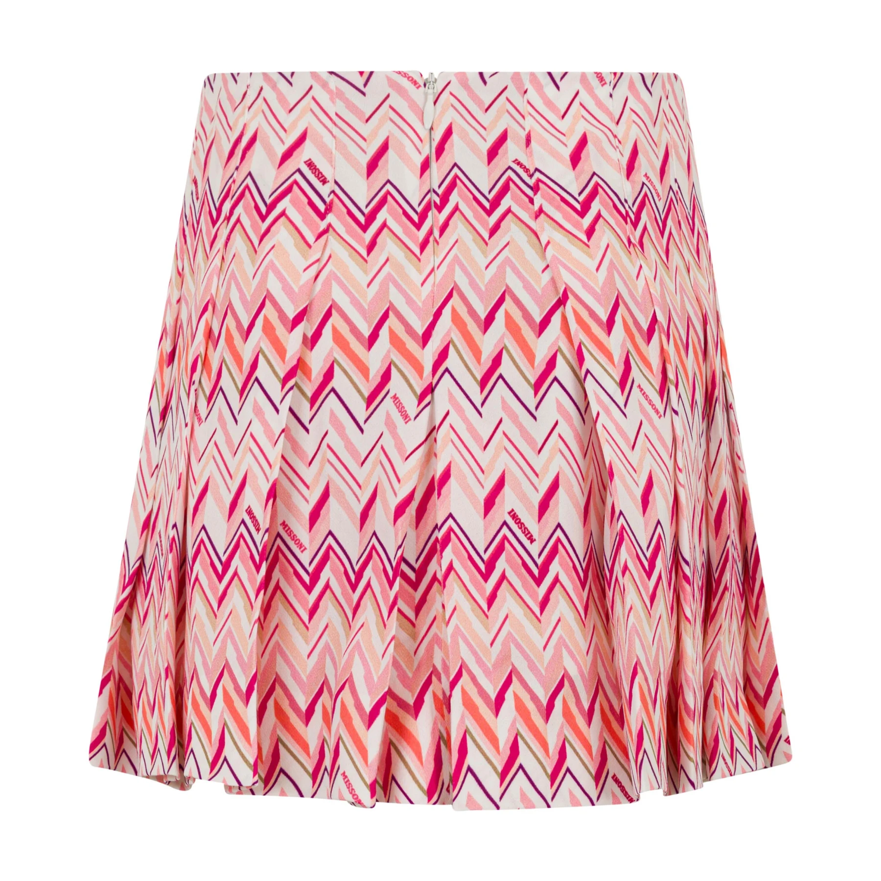 Relaxed Fit Zig Zag Printed Skirt Gallery