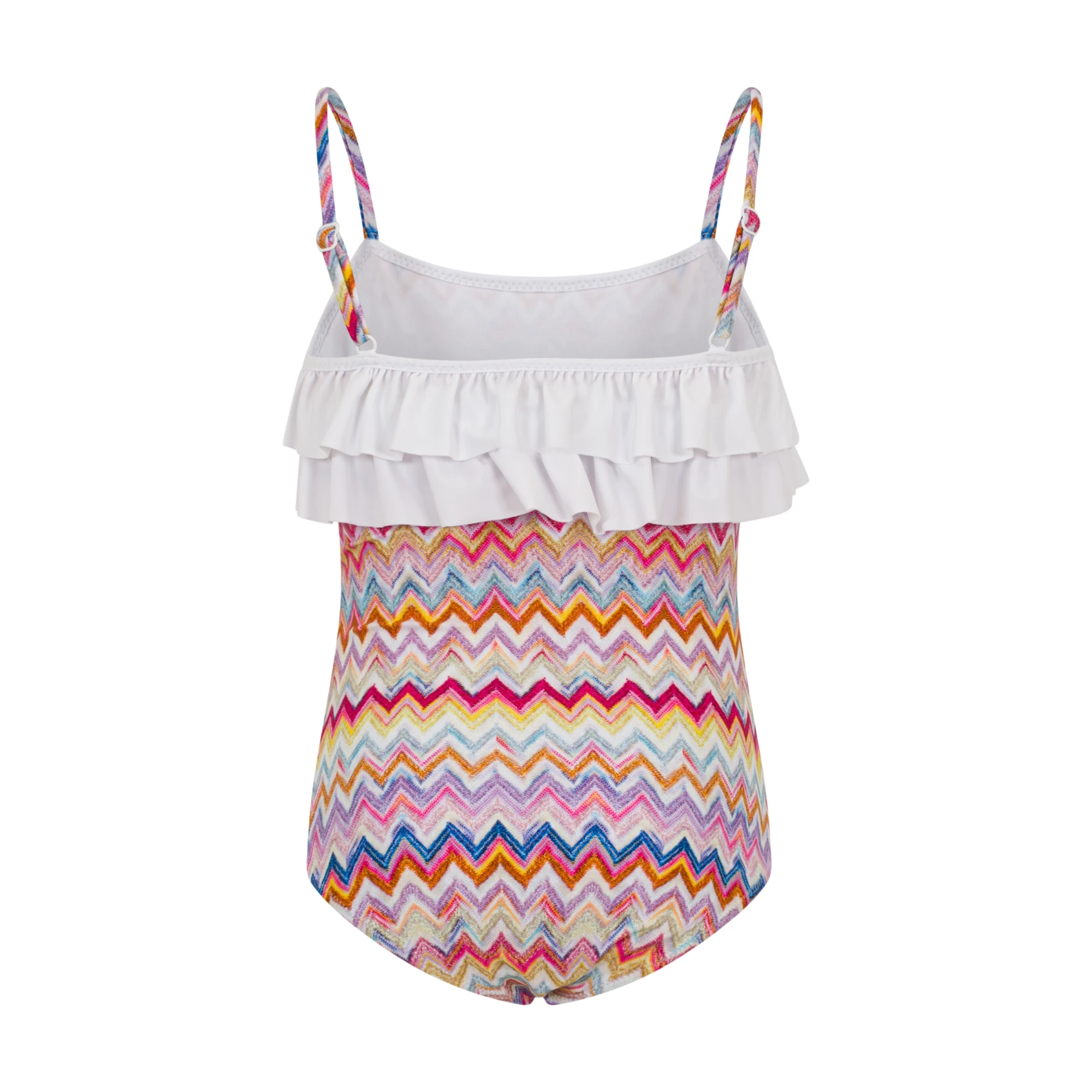 Ruffled Zig-Zag Two-Piece Swimsuit Gallery