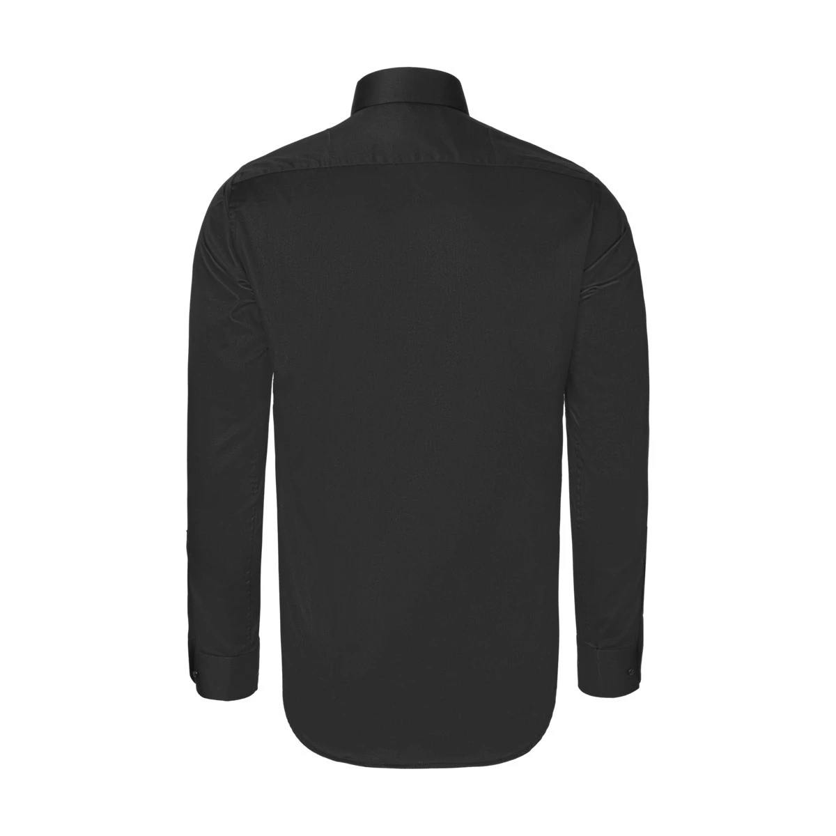 Plain Long Sleeve Shirt with Embroidered KL Collar Logo Gallery