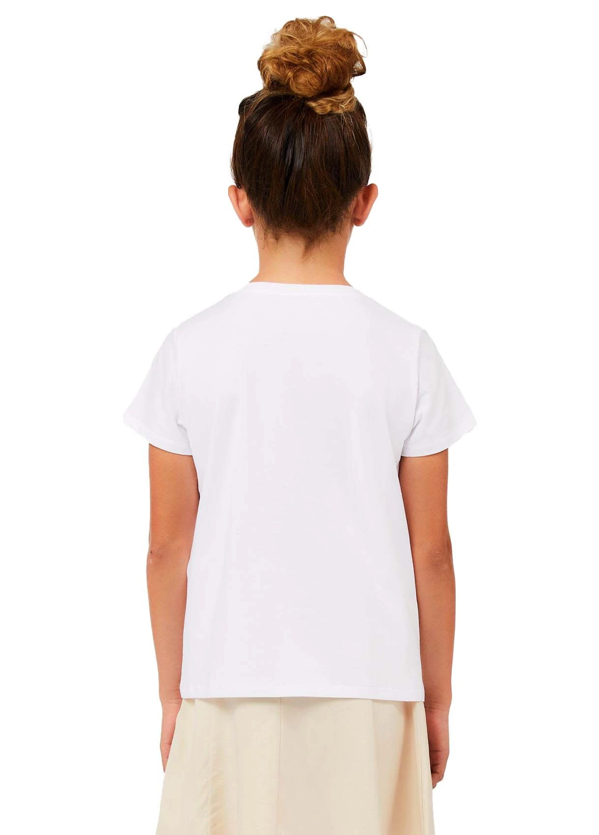 Kids Girls Botanical Monogram Short Sleeve T-Shirt Gallery