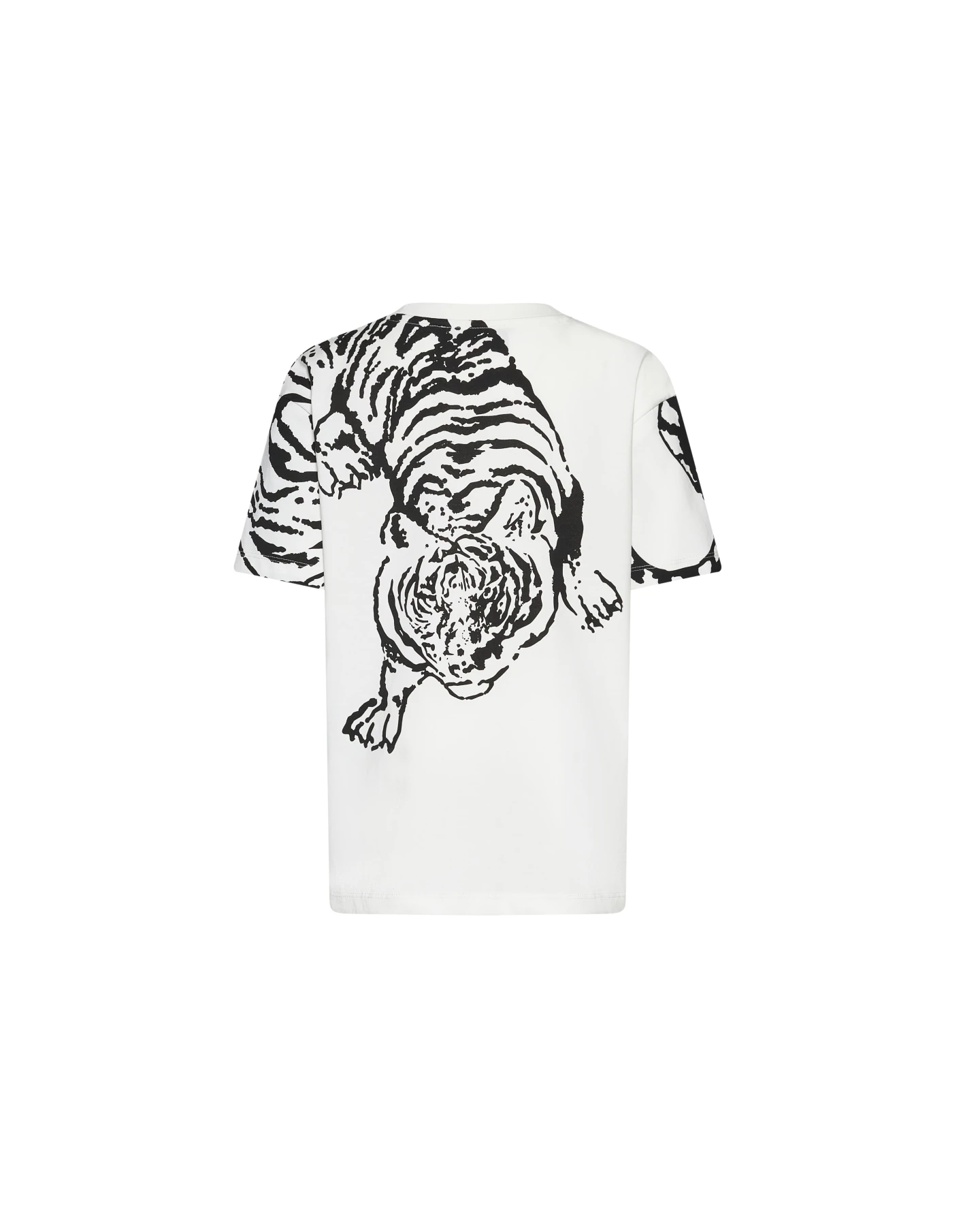 Tiger Illustration Graphic Short Sleeve Tshirt Gallery