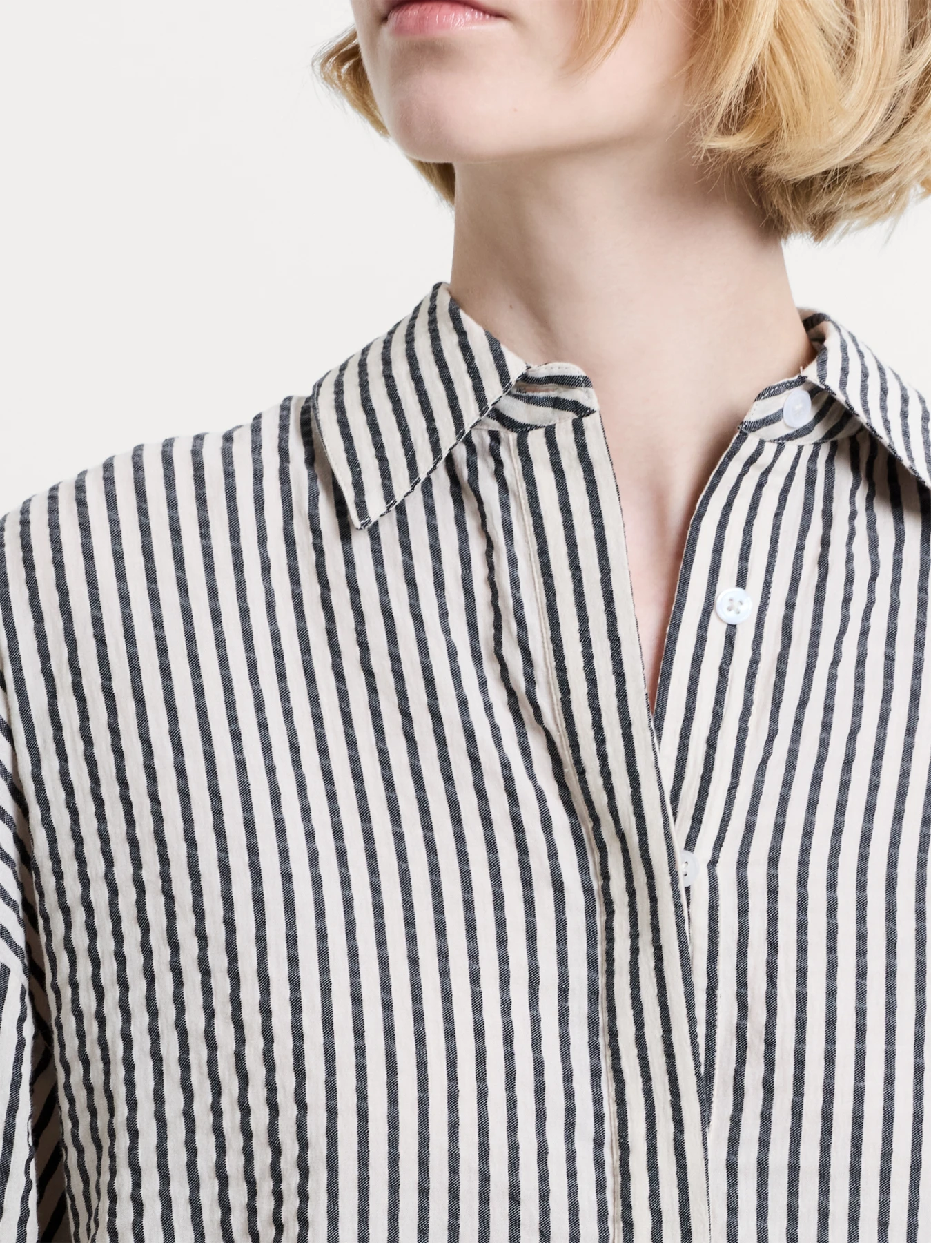 Pinstripe Short Sleeve Shirt Gallery
