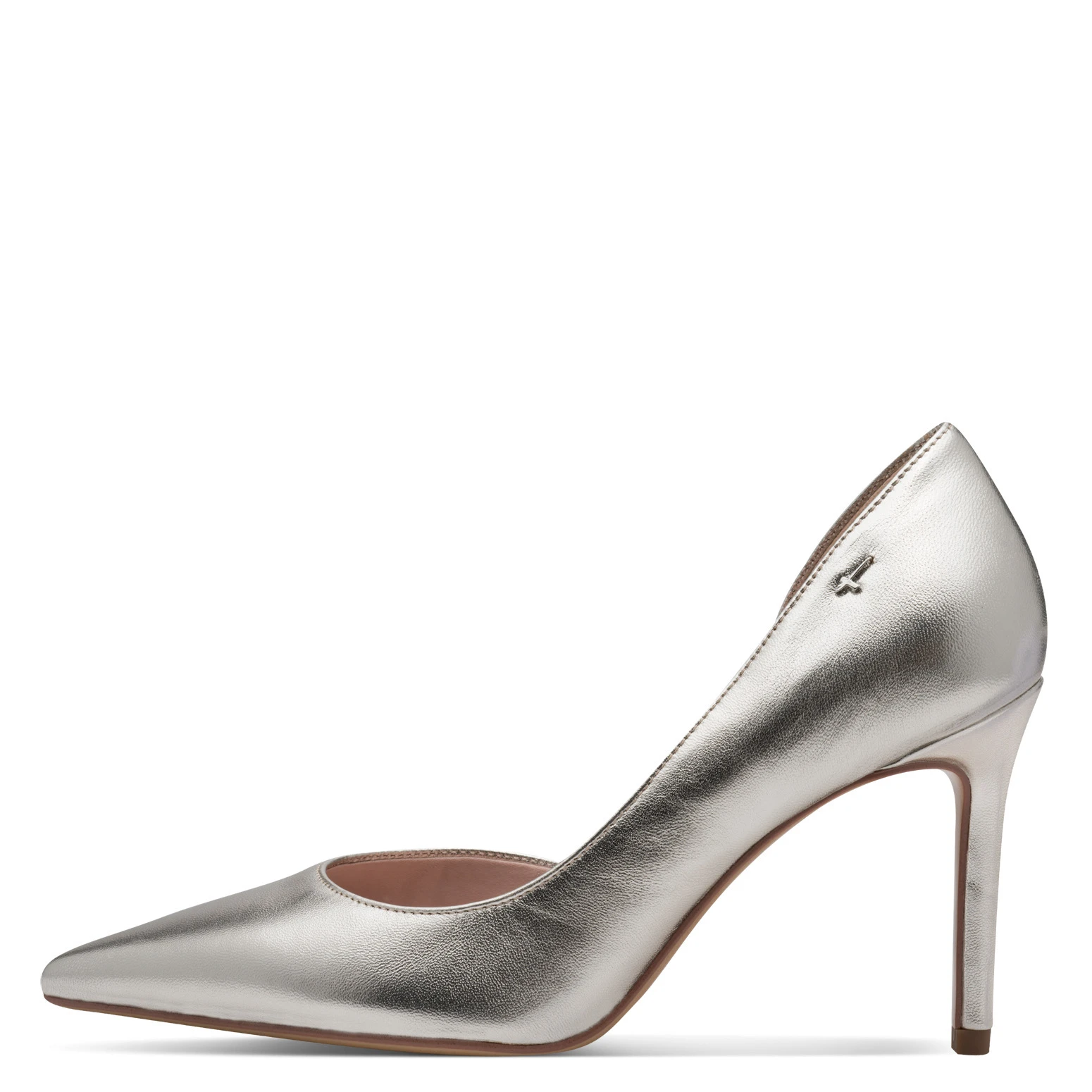 Metallic Leather D'Orsay Stiletto Pumps Gallery