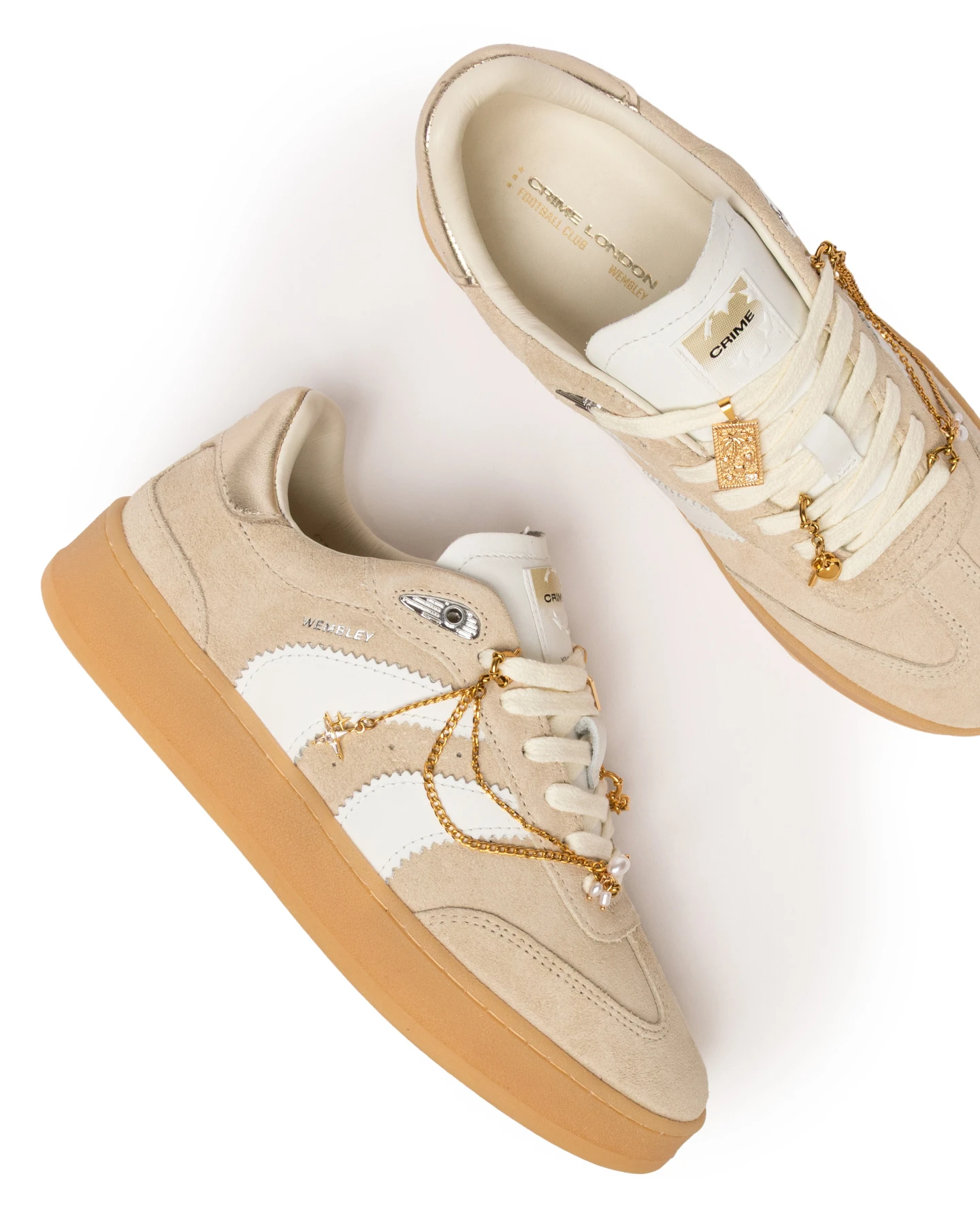 Wembley Royal Beige Sneakers Gallery