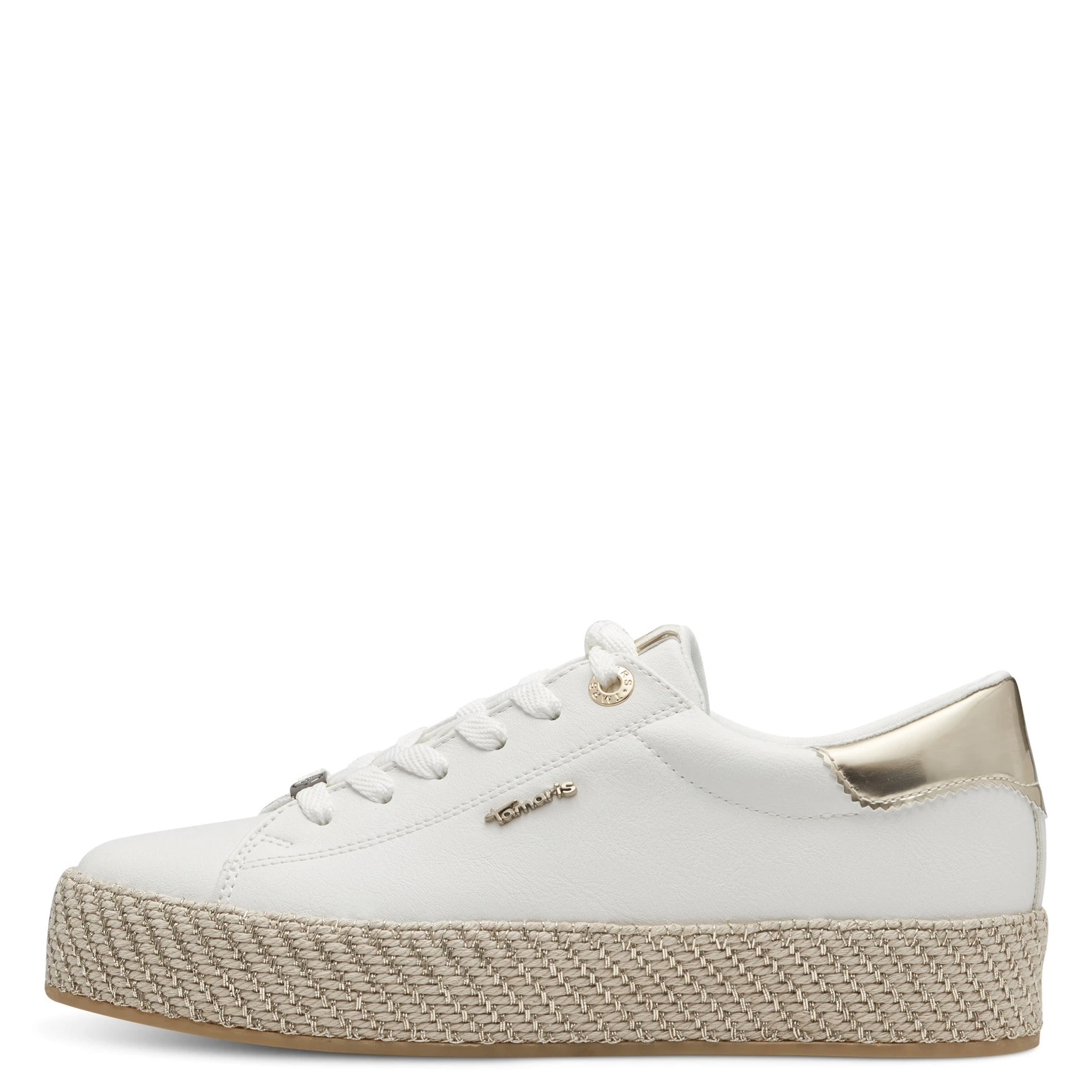 Leather Espadrille Platform Sneakers Gallery