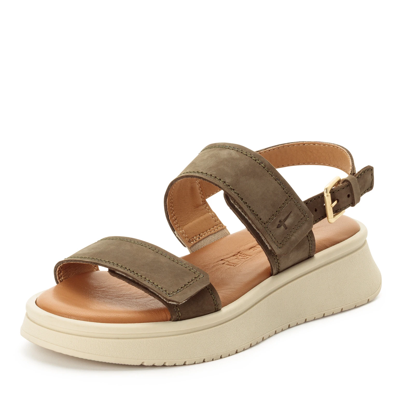 Criss-Cross Platform Lug-Sole Sandals Gallery