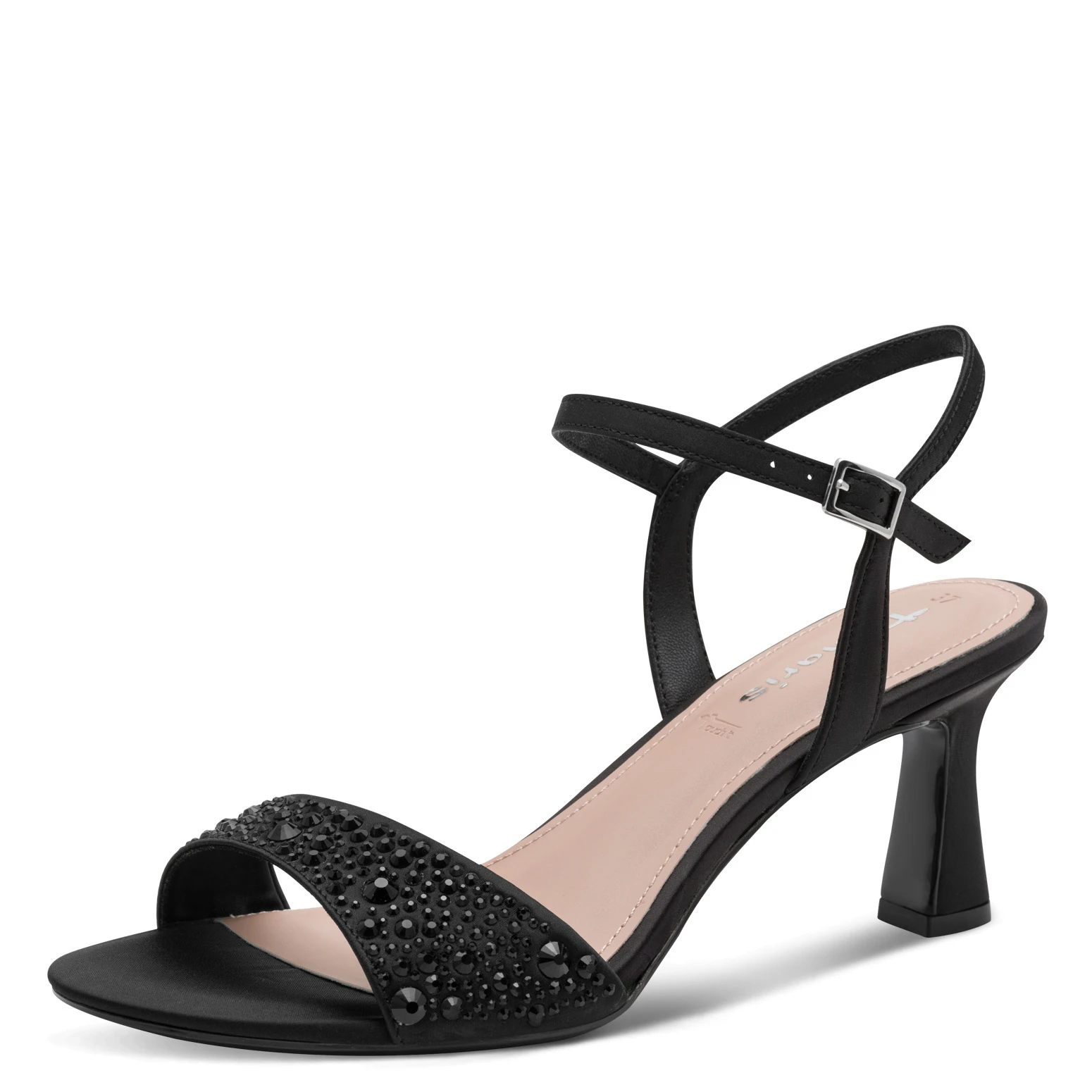 Jewel-Embellished Kitten Heel Sandals Gallery