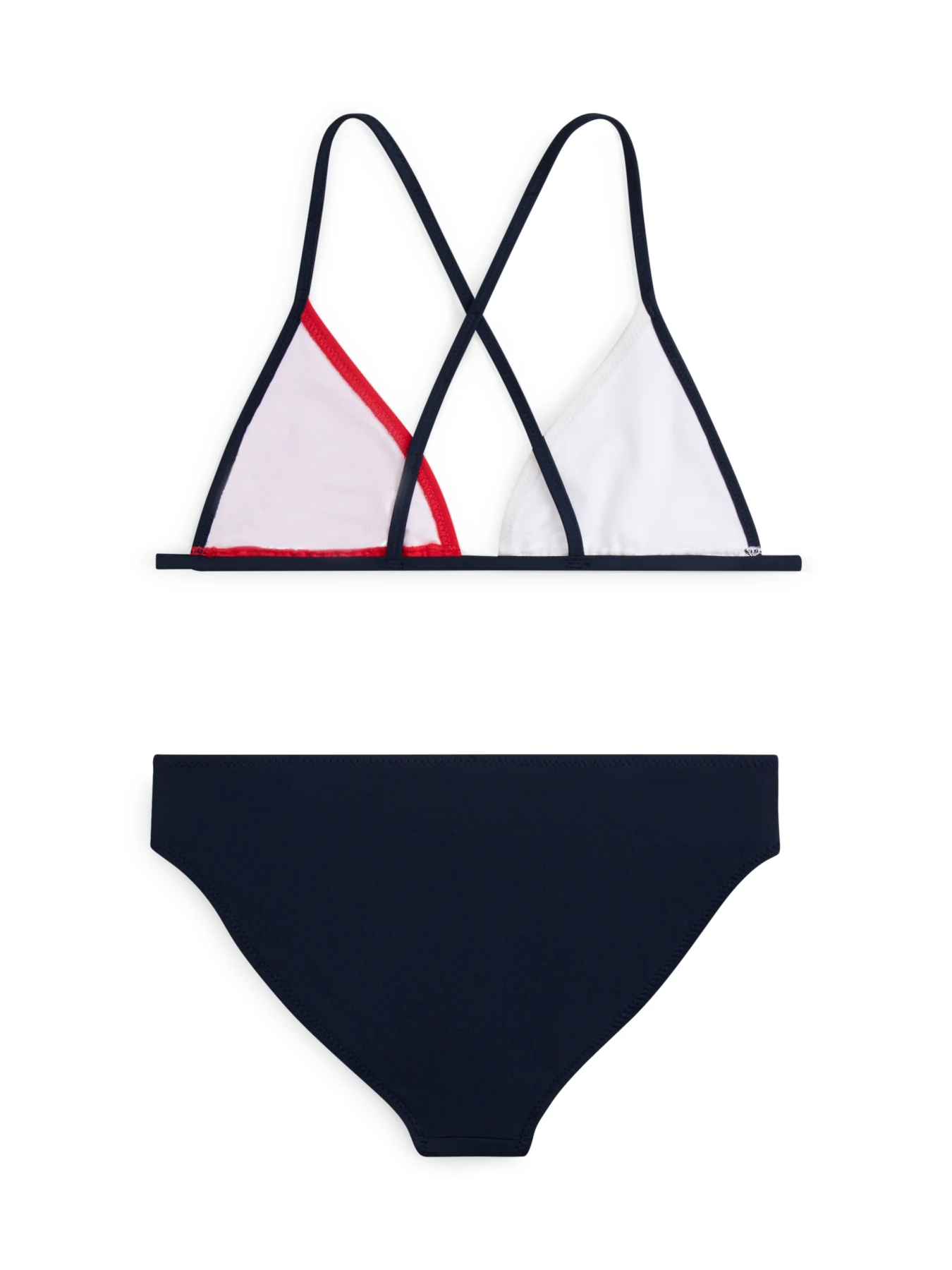 Kids Girls Color Block Traingle Bikini Set Gallery