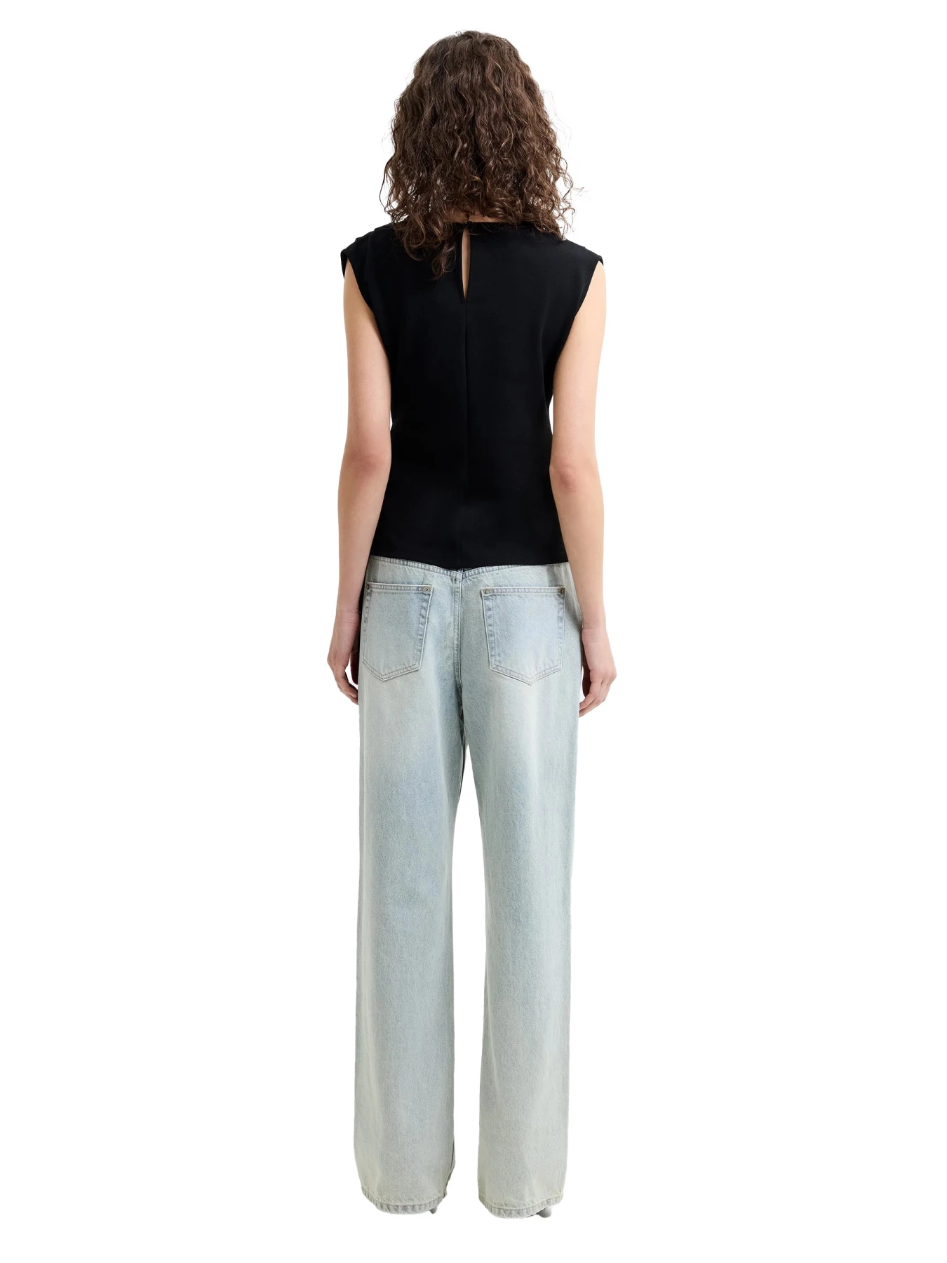 Jersey Belted Shift Top Gallery