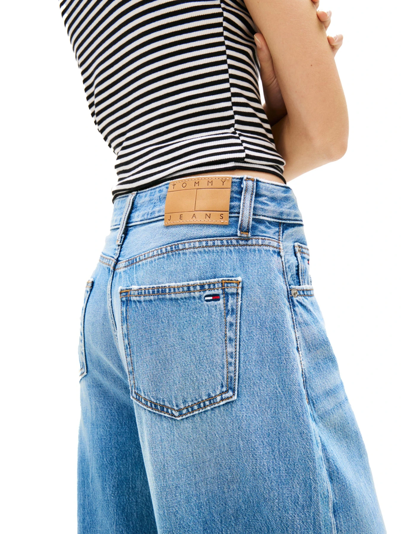 Whiskered Balloon Tapered Leg Jeans Gallery