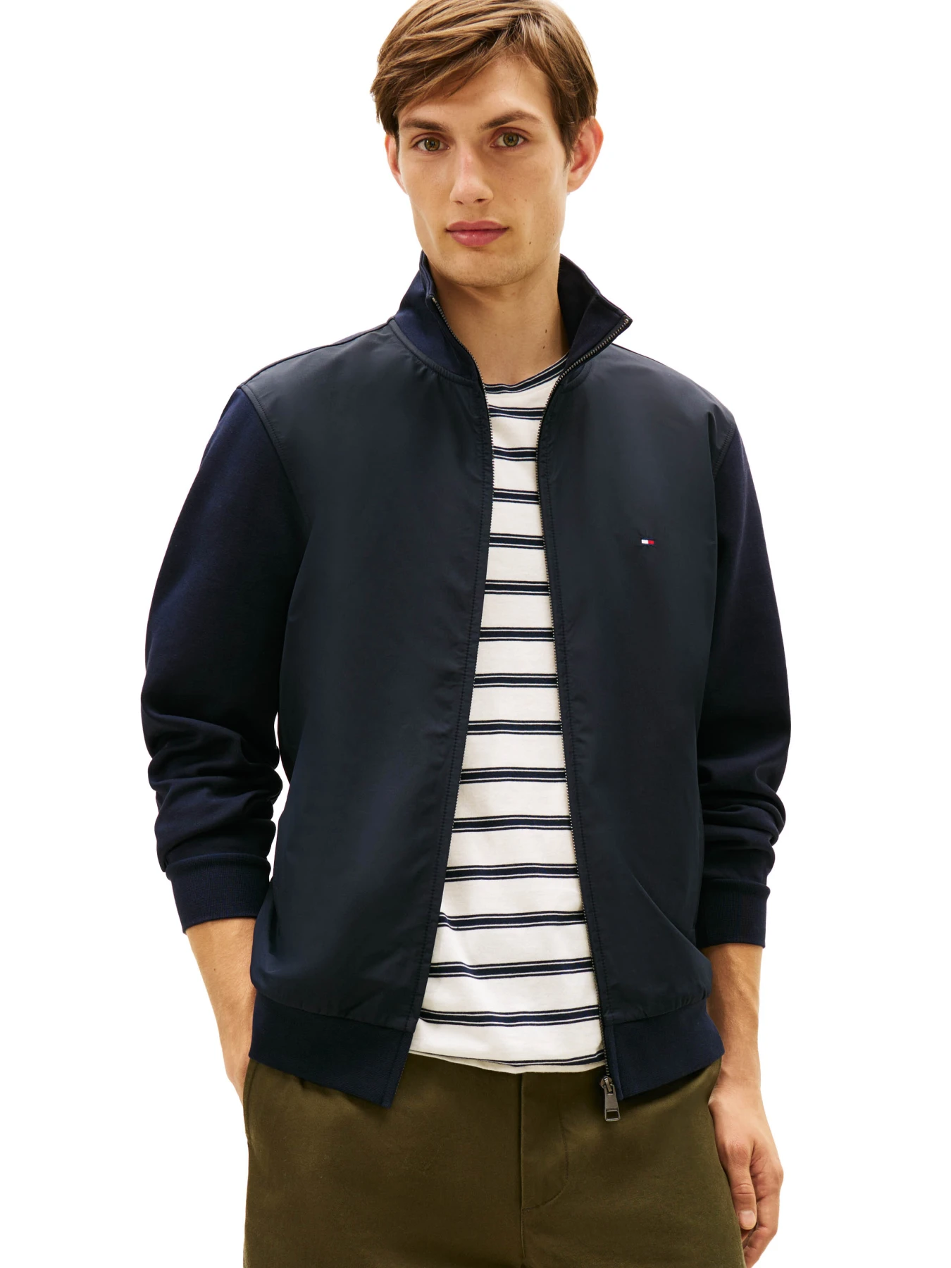 Performance Zip-Up Mock Neck Jacket Gallery