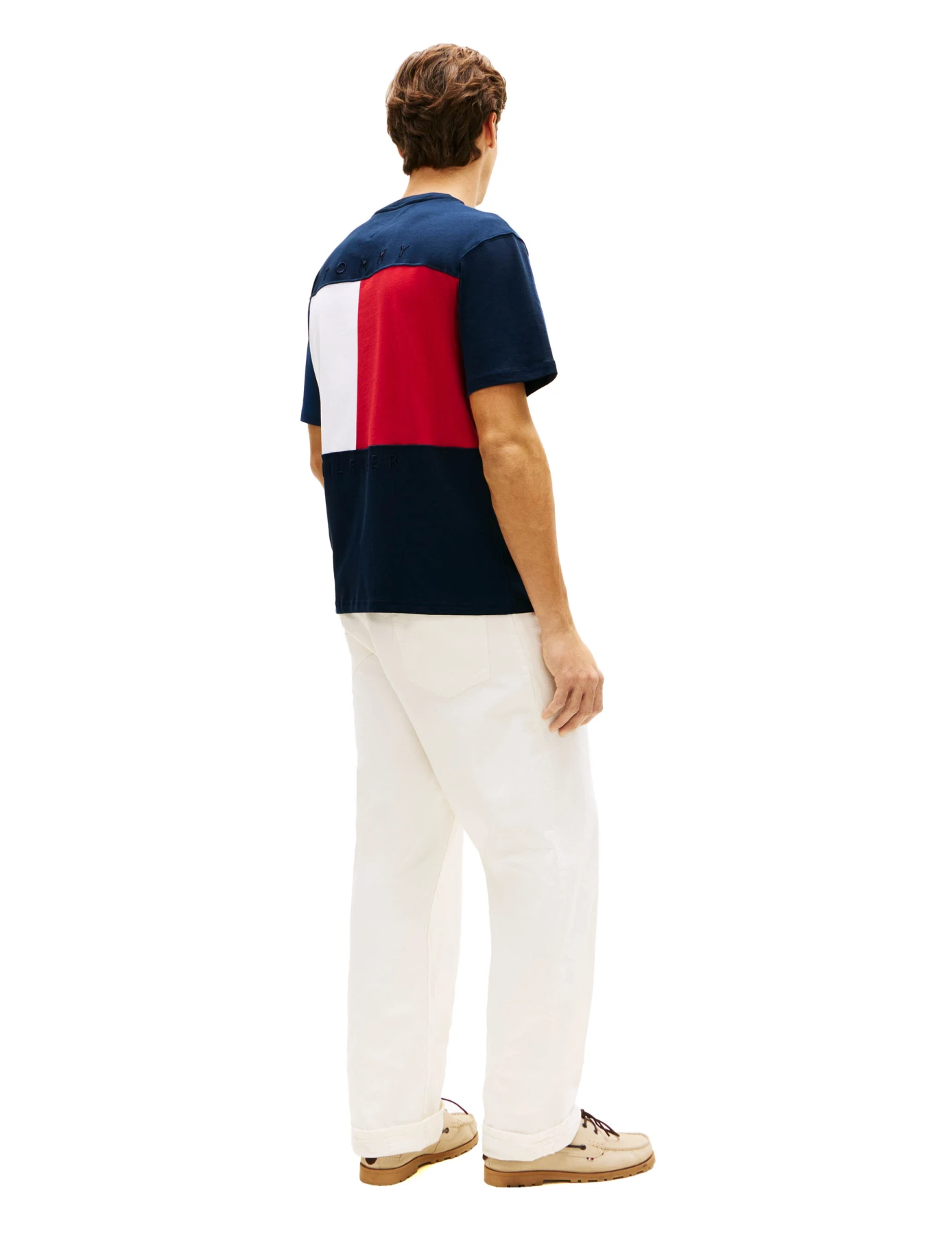 Flag Embroidery Jersey Relaxed T-Shirt Gallery
