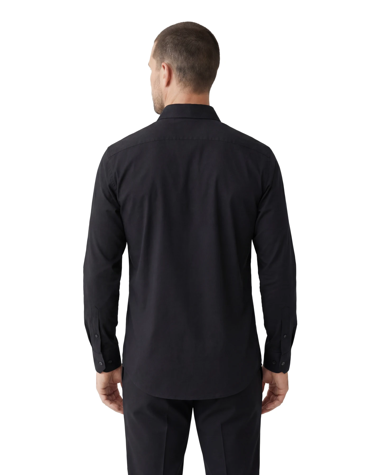 Stretch Slim-Fit Casual Long Sleeve Shirt Gallery