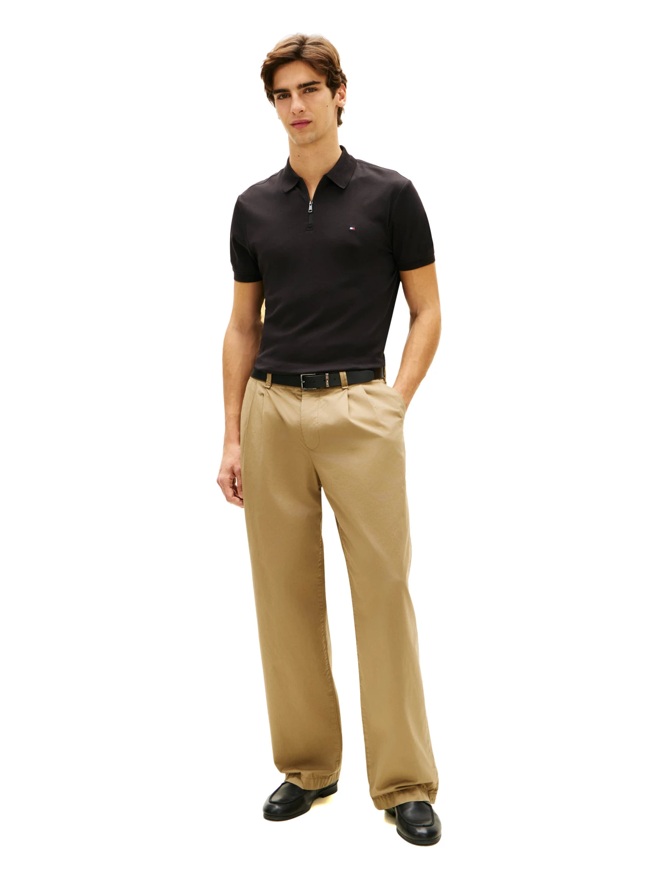 Half-zip Interlock Short Sleeve Polo Gallery