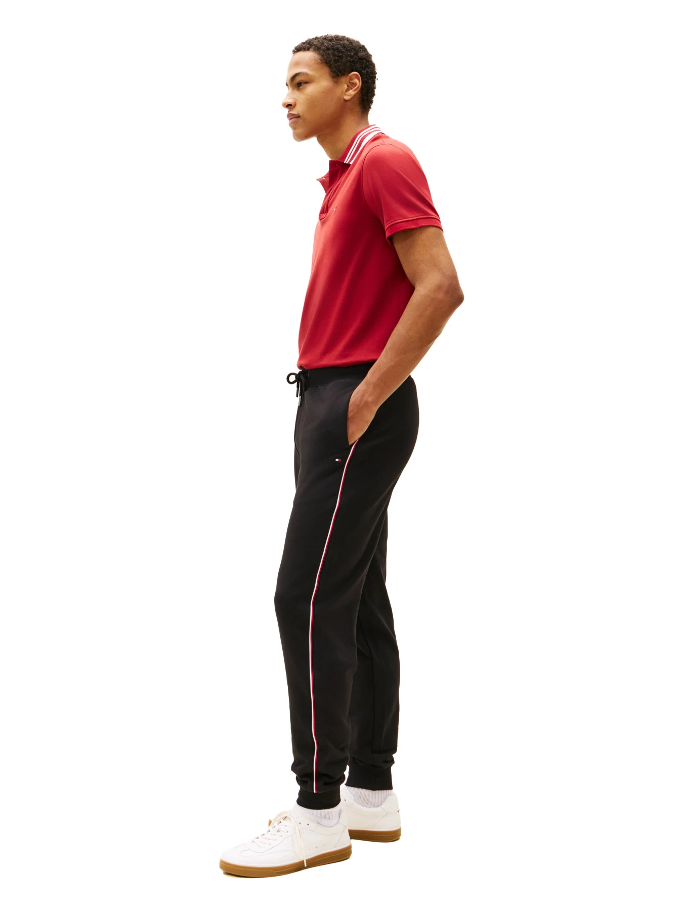 Signature Piping Drawstring Joggers Gallery