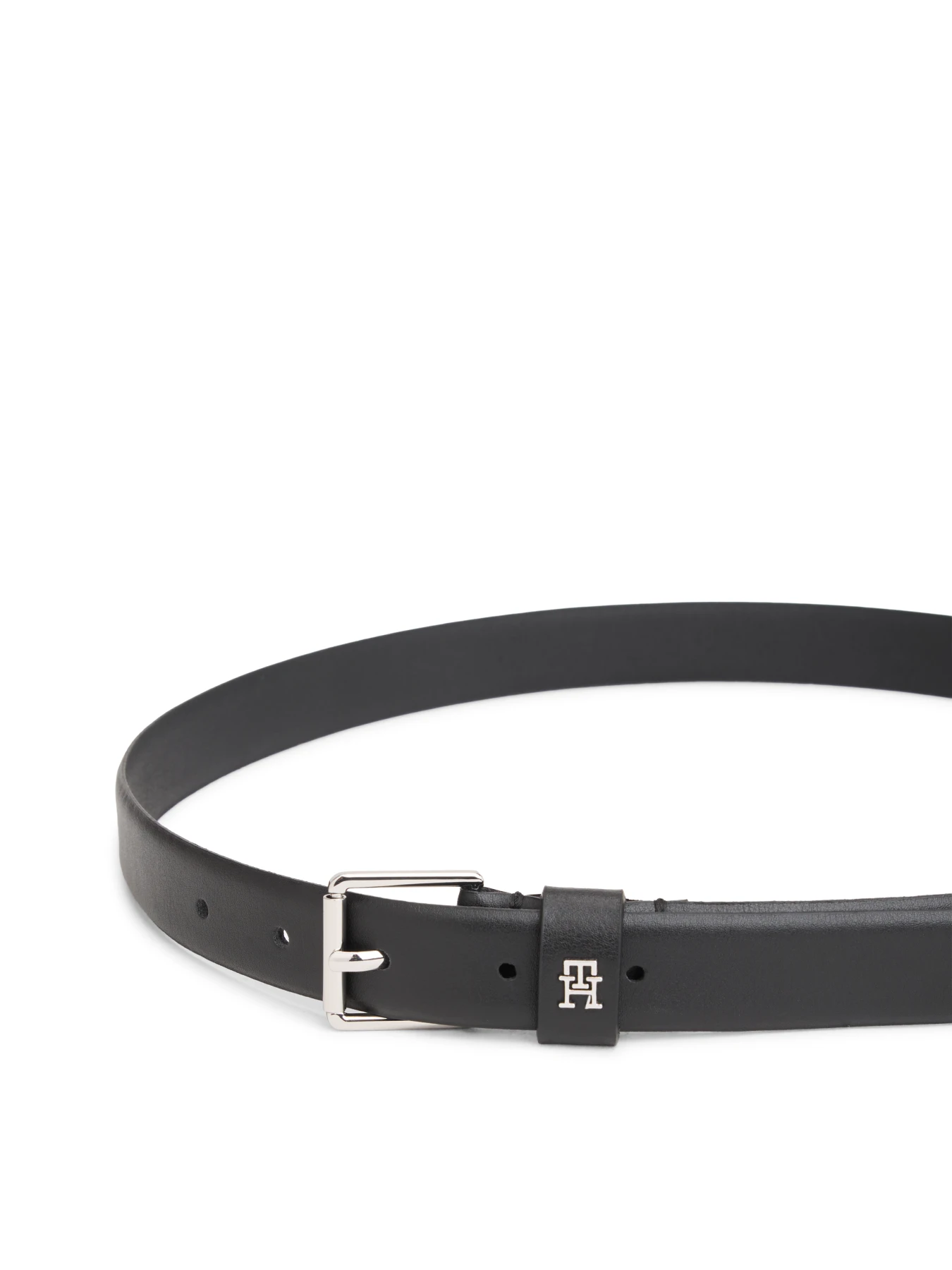 Classic Leather Belt with Monogram Hardware 2.5 Gallery