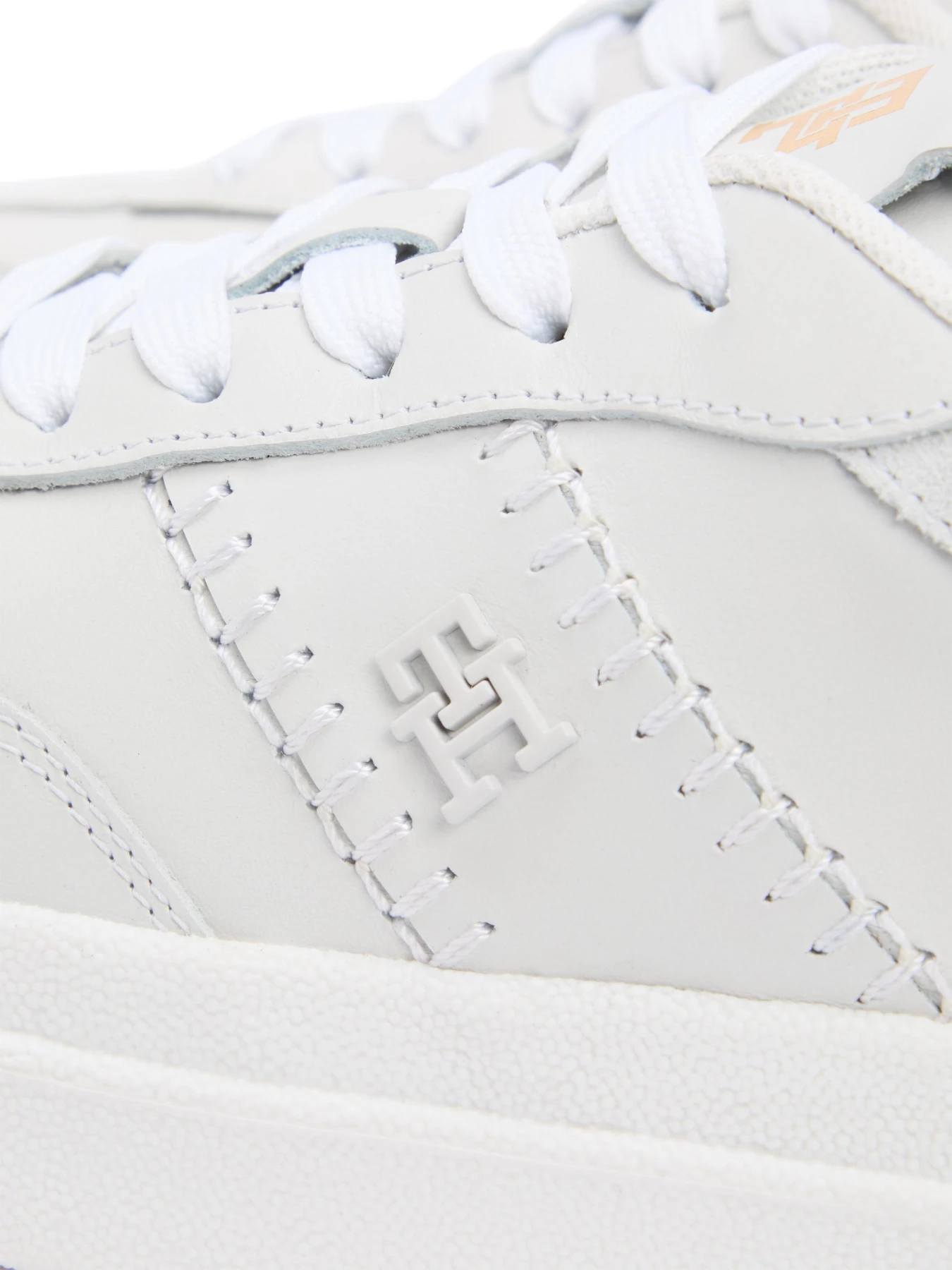 Leather TH Monogram Court Sneakers Gallery
