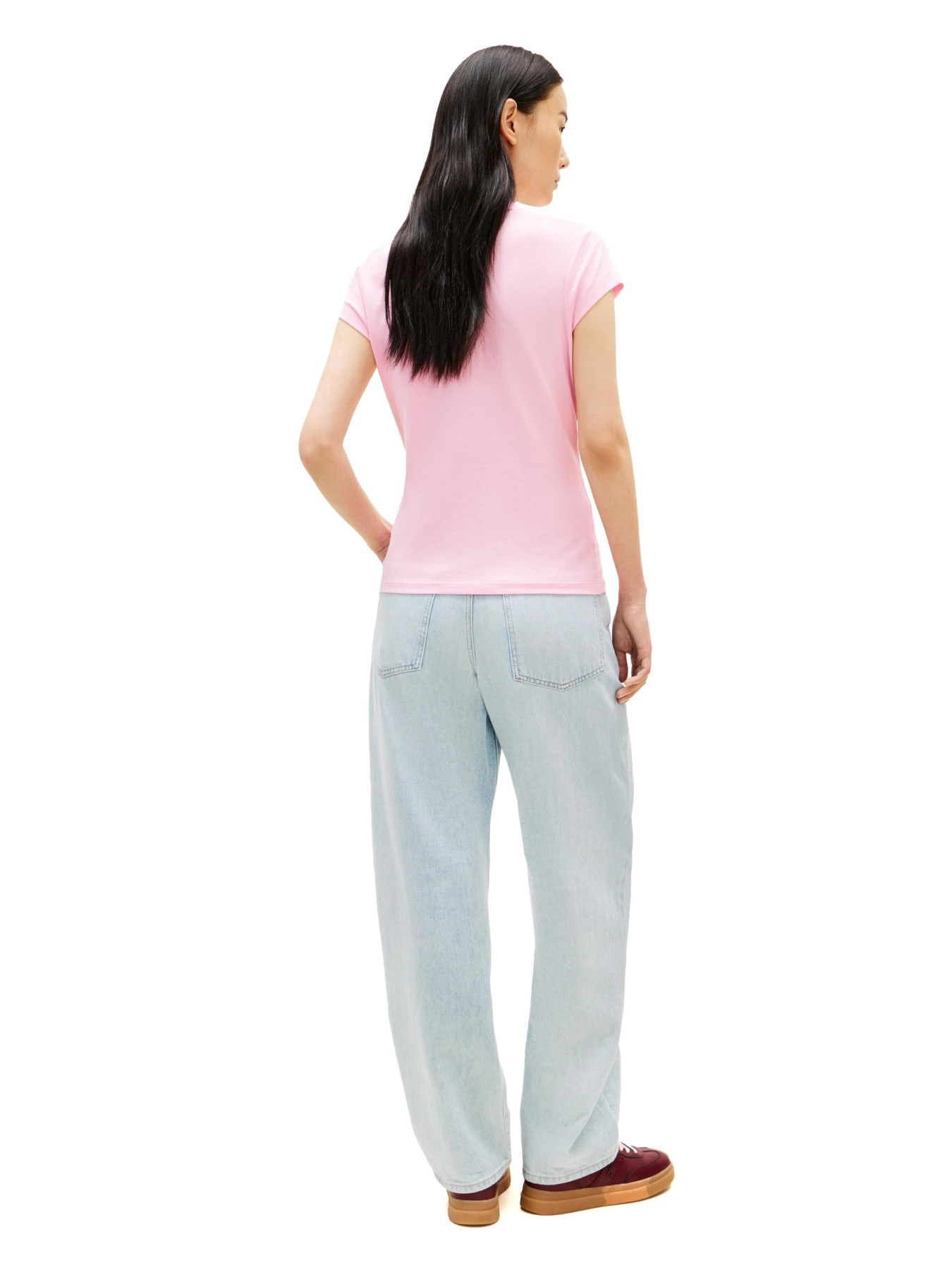 Slim Fit Polo Shirt with Embroidered Logo Gallery