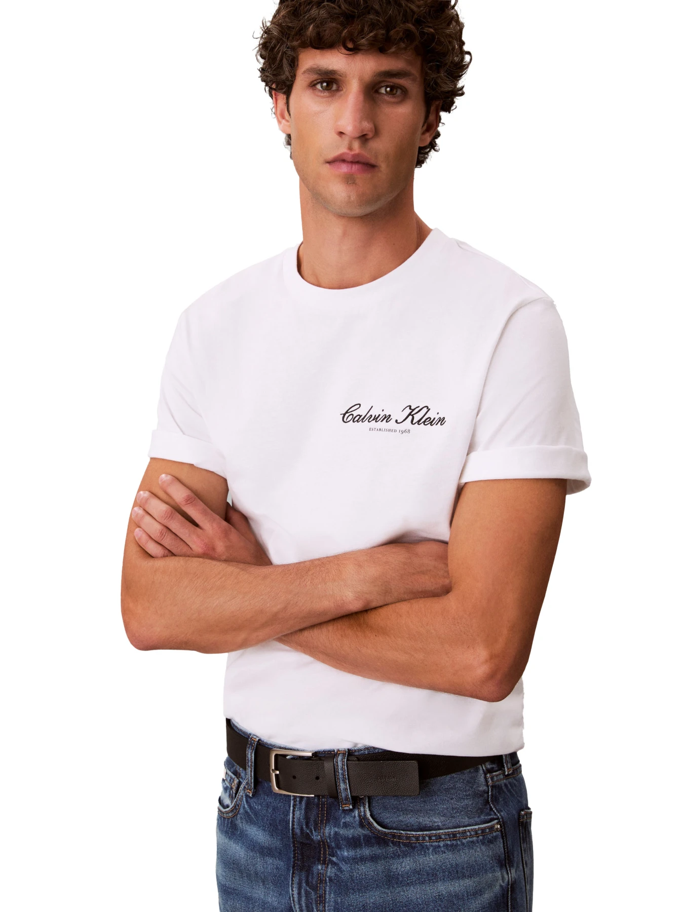 Script Logo Embroidered T-Shirt Gallery